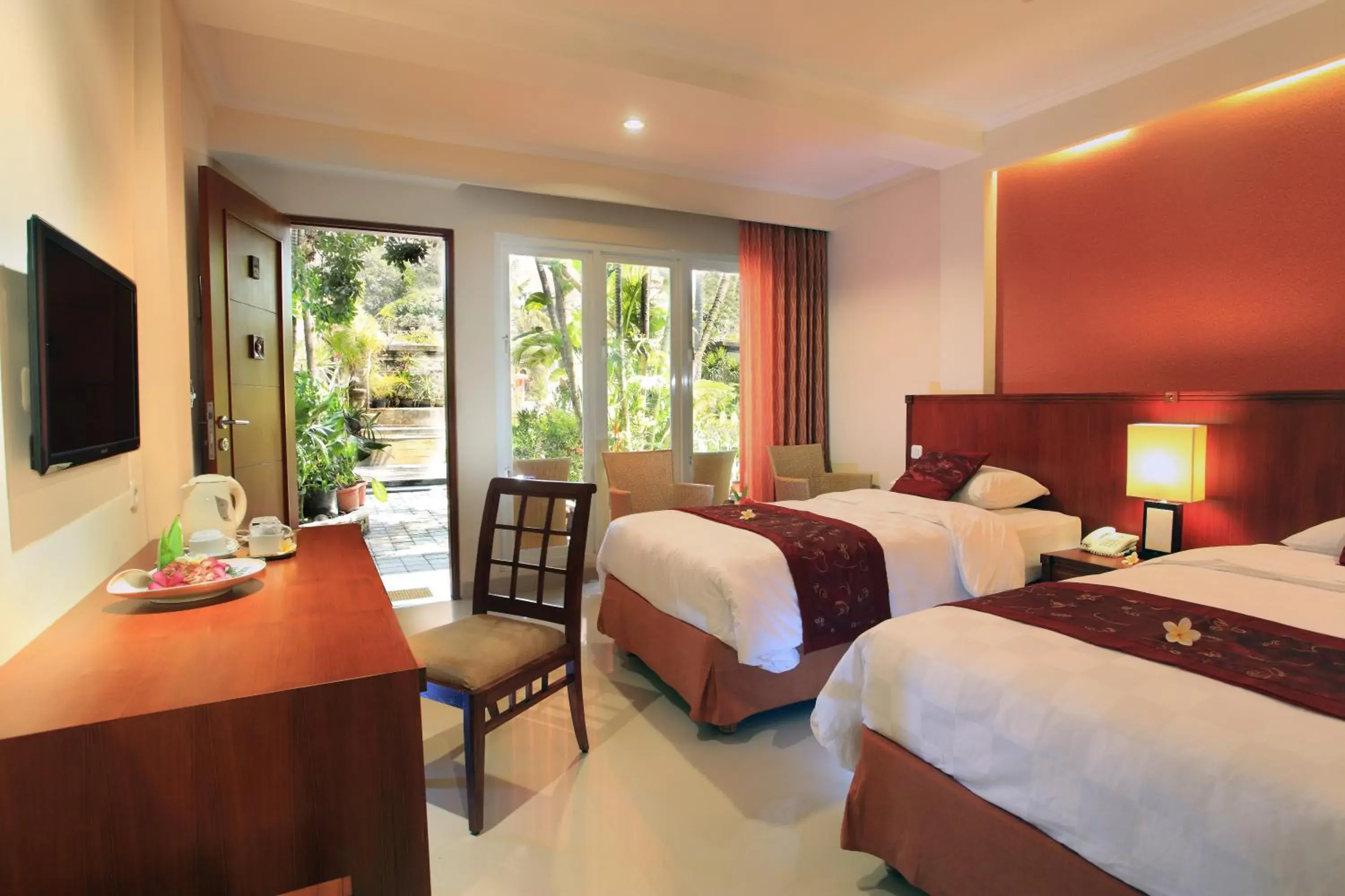 Bedroom, Bed in Restu Bali Hotel