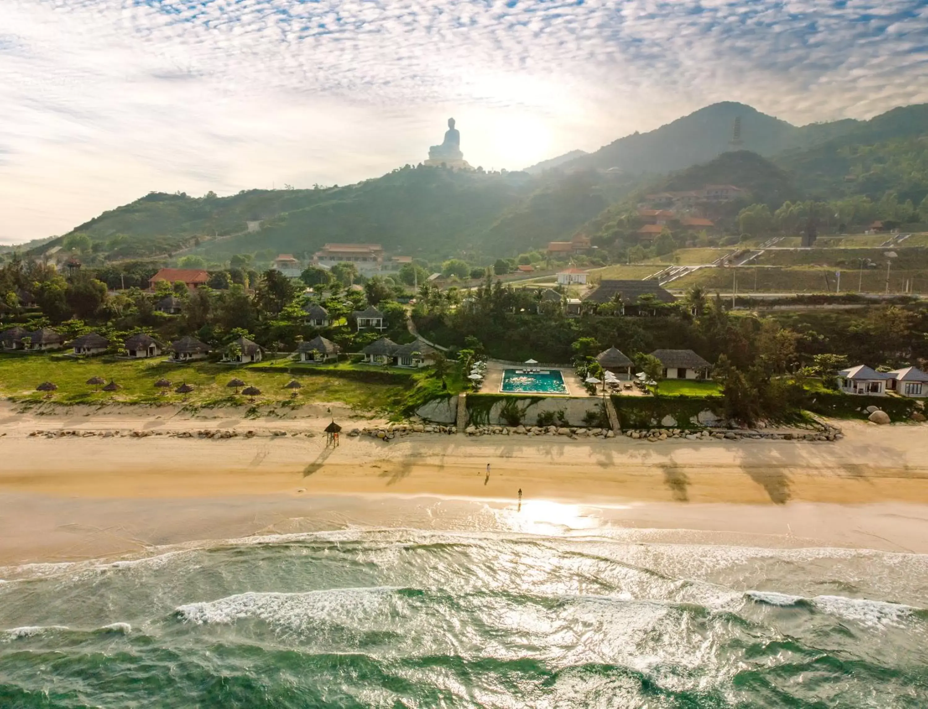 Natural landscape, Bird's-eye View in Crown Retreat Quy Nhon Resort