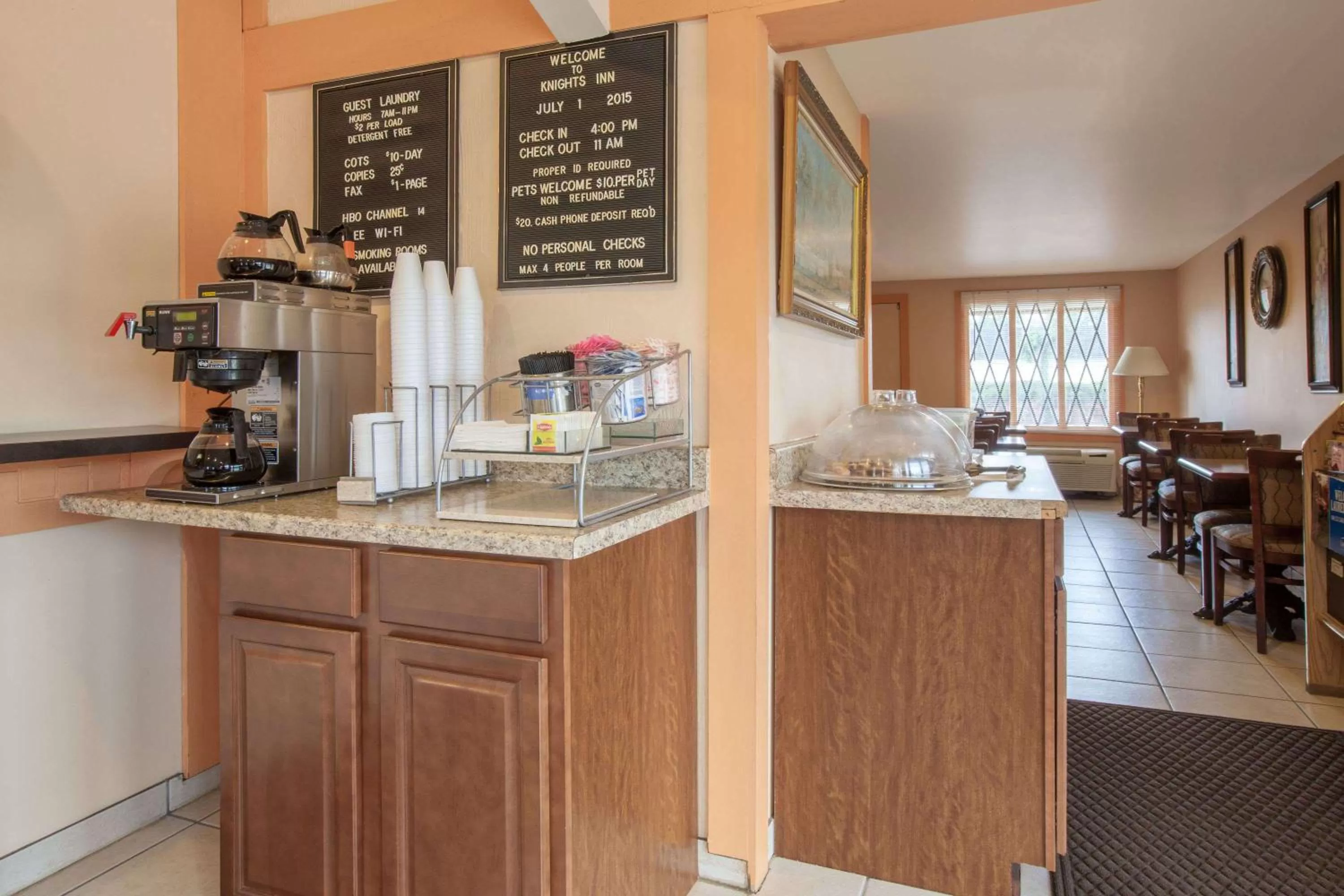 On site in Knights Inn Greensburg