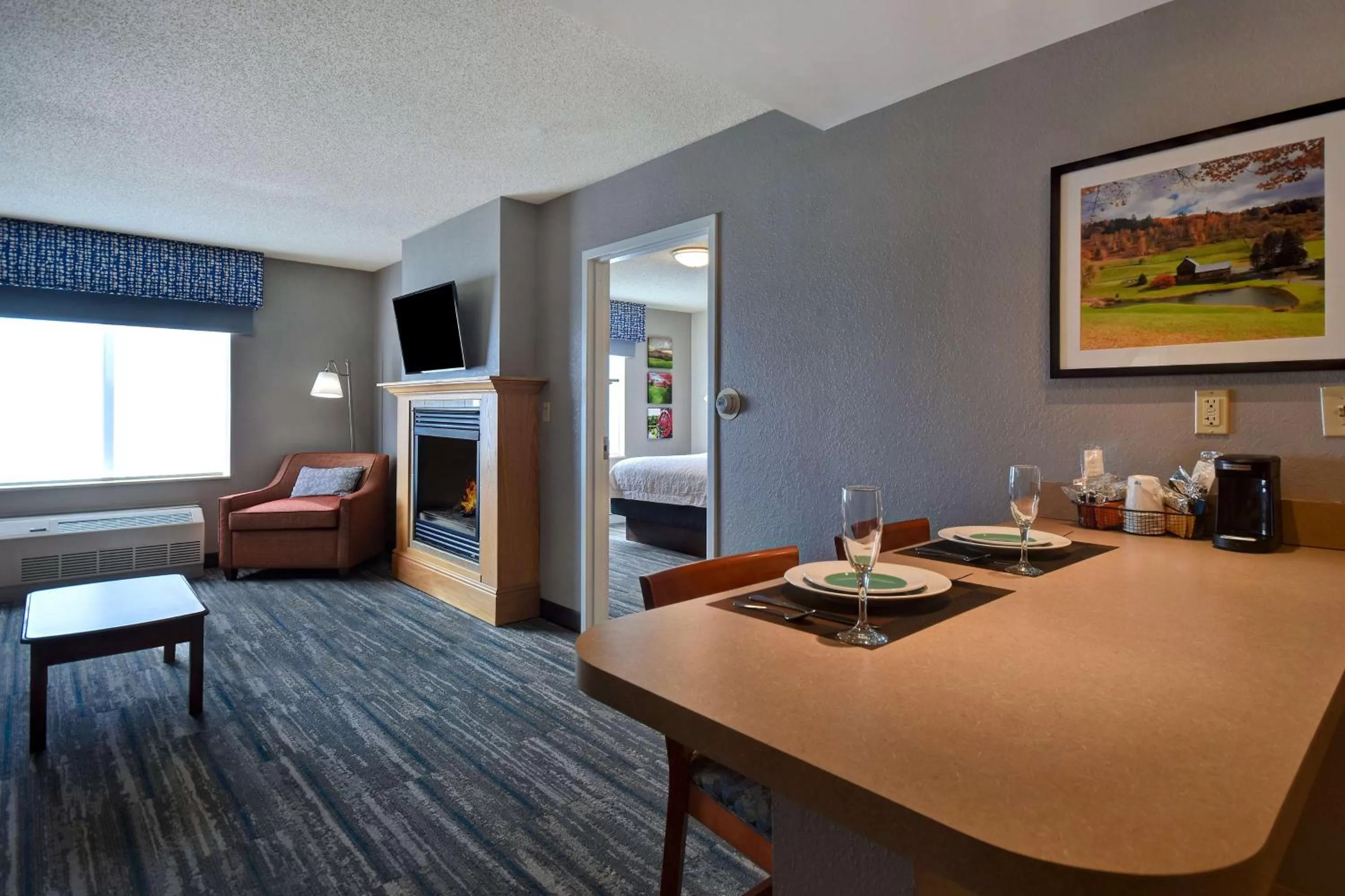 Bedroom in Hampton Inn Rutland/Killington