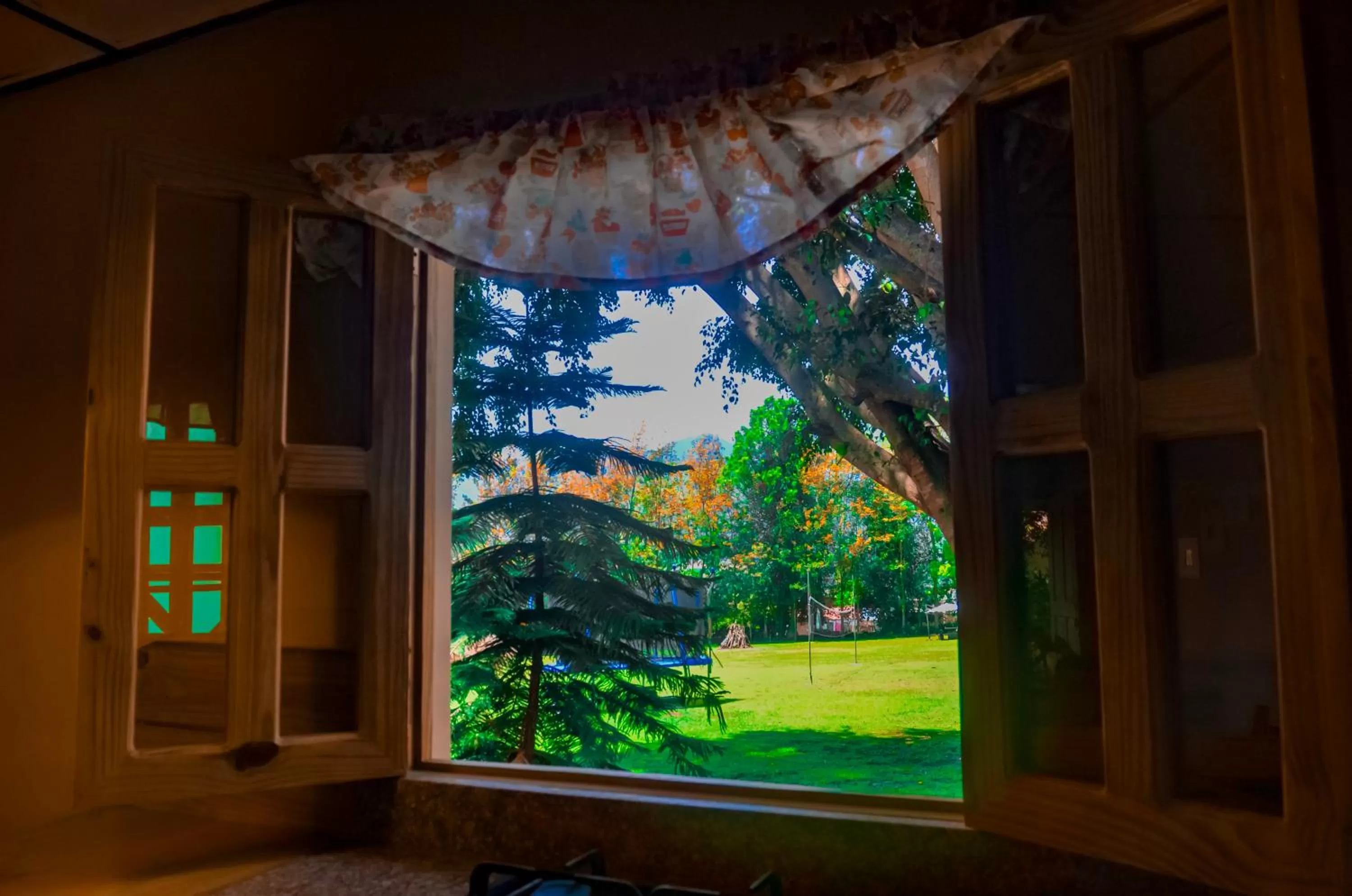 Garden view in Hotel Rancho Constanza & Cabañas de la Montaña