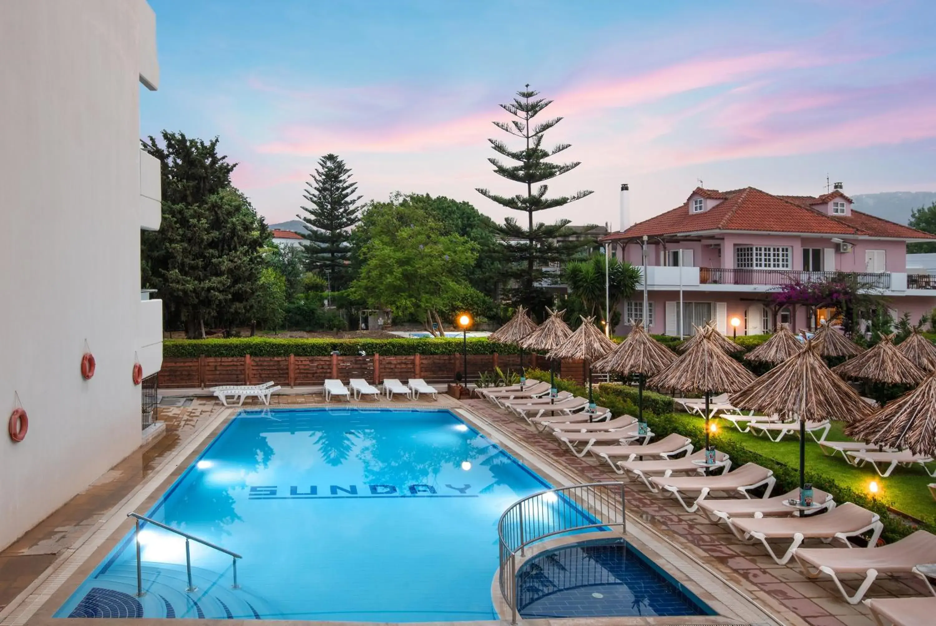 Facade/entrance, Pool View in Sunday Hotel