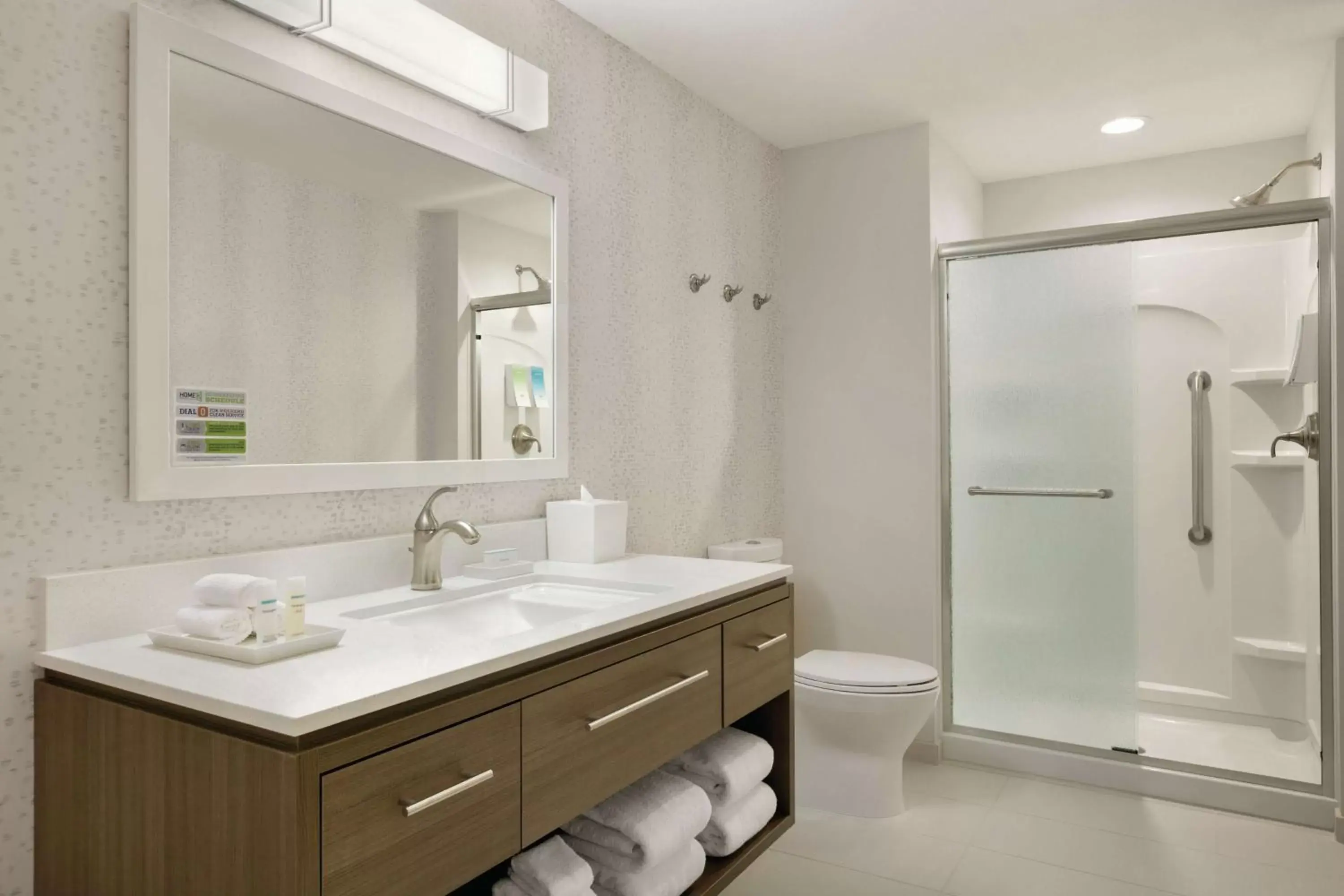 Bathroom in Home2 Suites By Hilton Williamsville Buffalo Airport