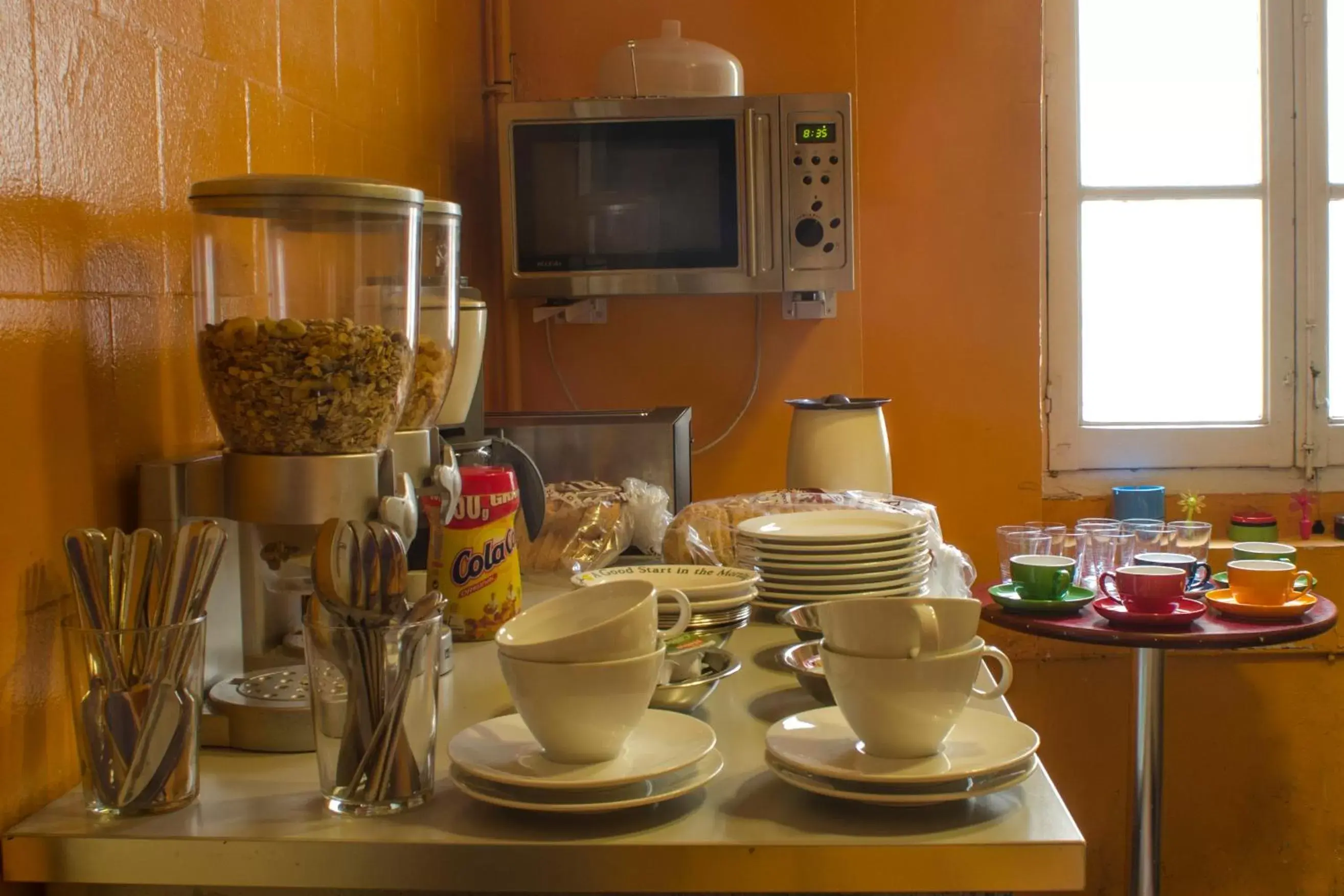 Kitchen or kitchenette in Pensión Blanca B&B