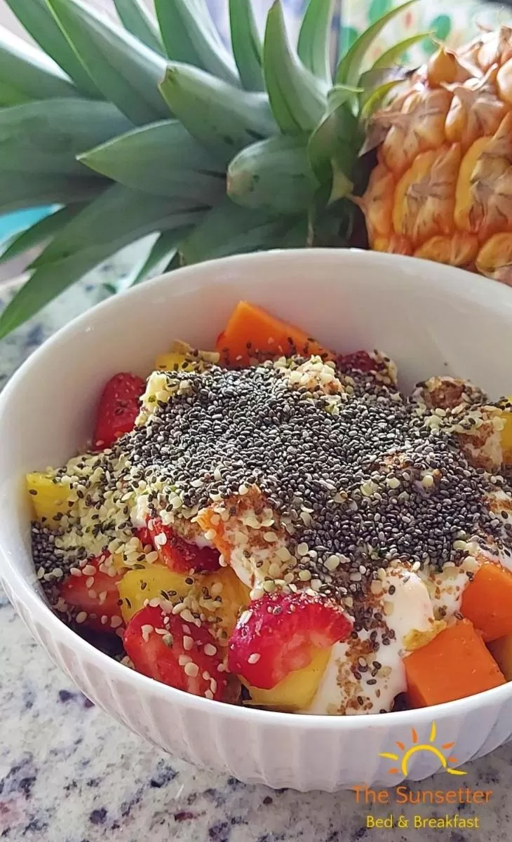 Food in The Sunsetter Bed & Breakfast