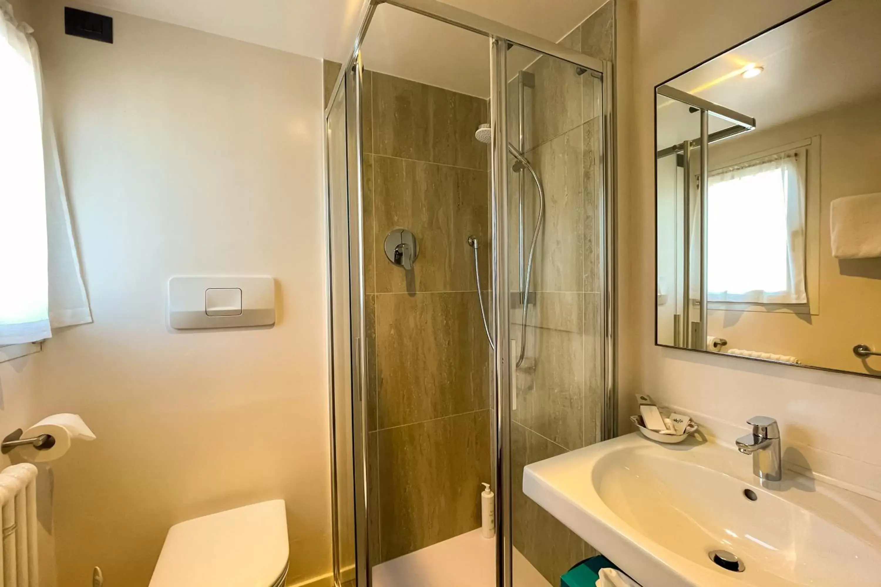 Shower, Bathroom in Hotel Rovereto