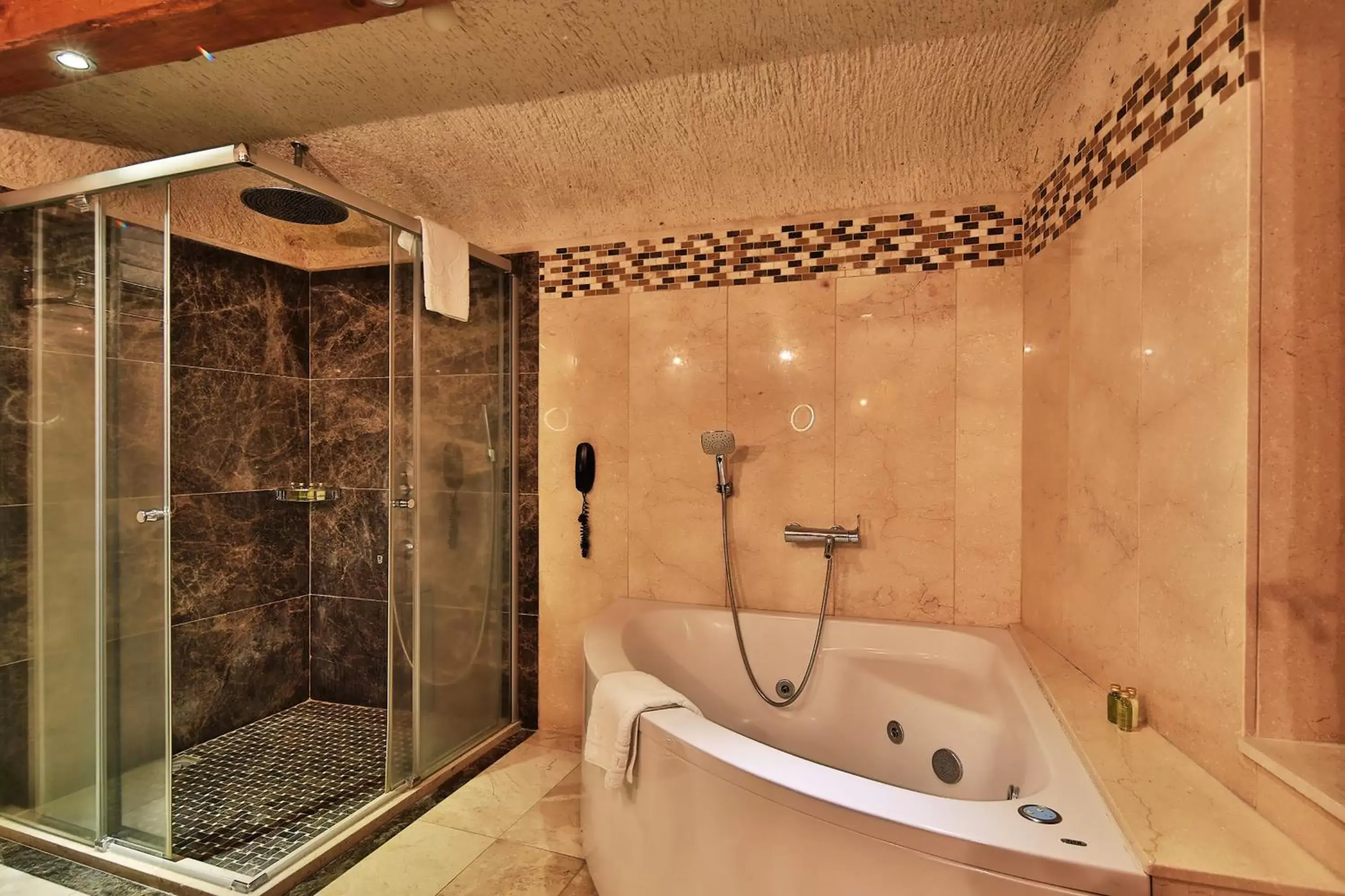 Shower, Bathroom in Cappadocia Cave Suites