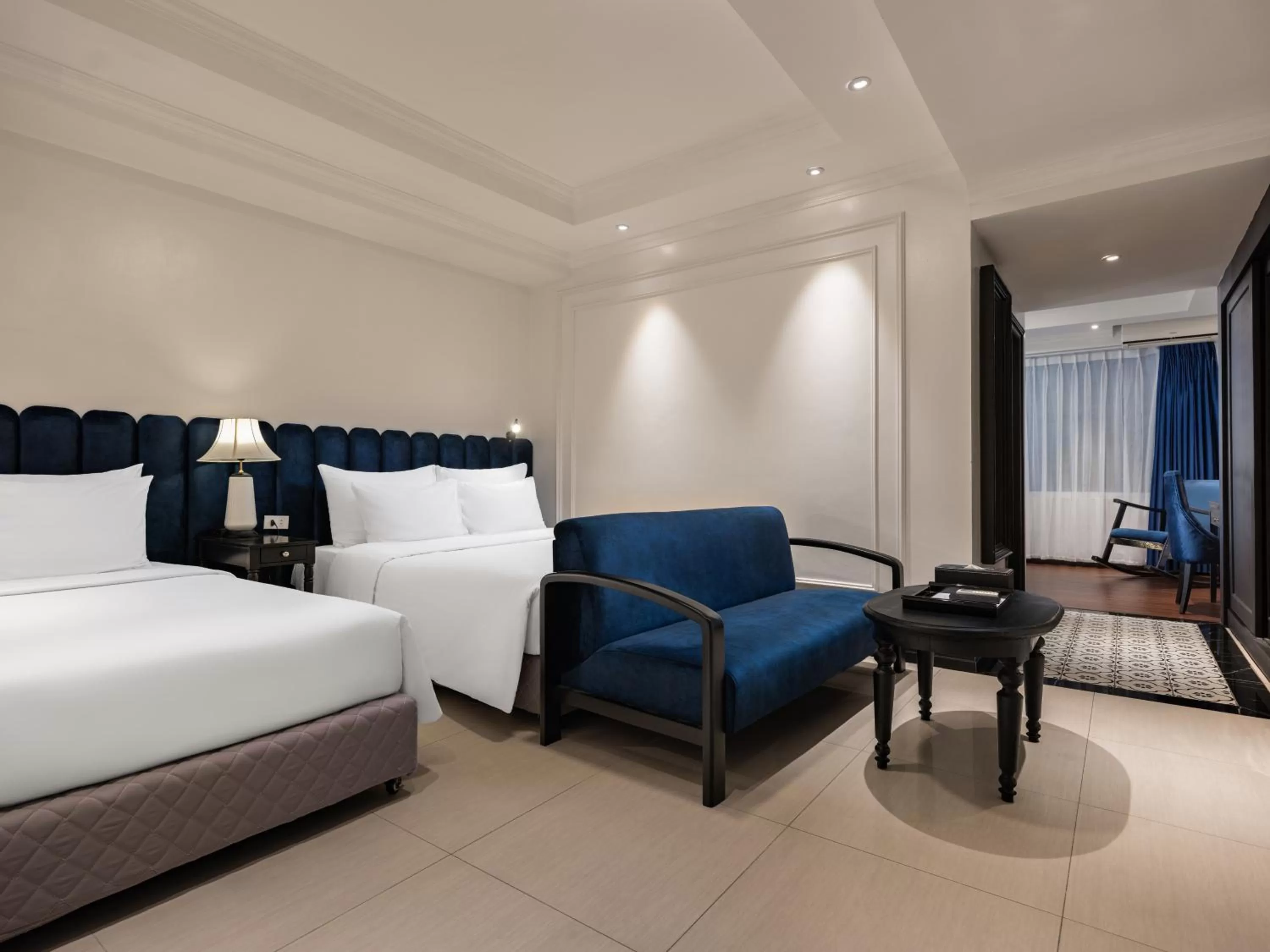 Living room, Bed in The Flower Boutique Hotel & Travel