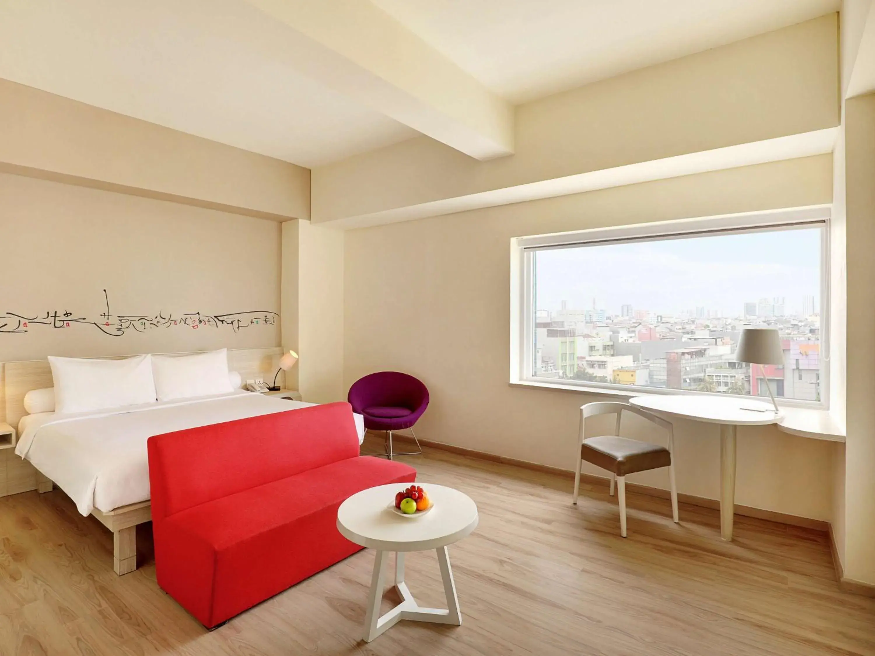 Bedroom in ibis Styles Jakarta Gajah Mada