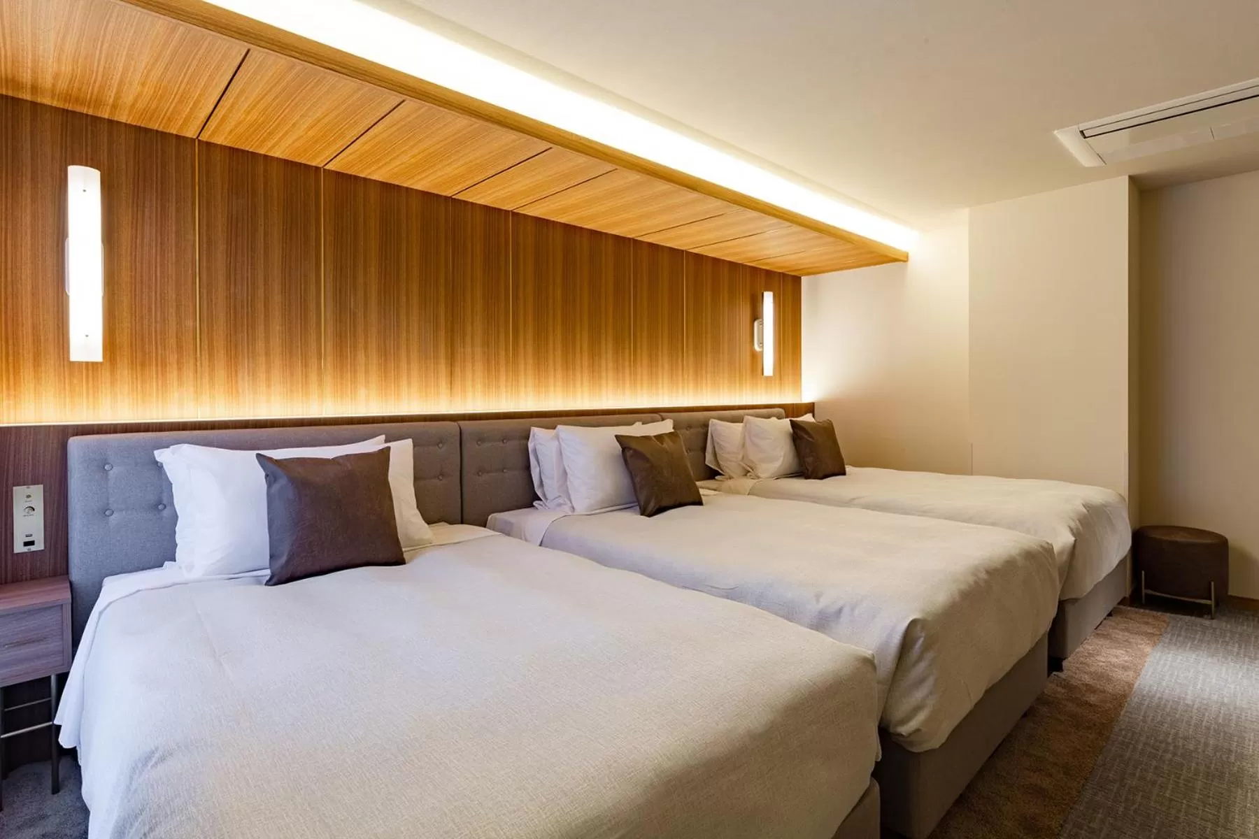 Photo of the whole room, Bed in The OneFive Terrace Fukuoka