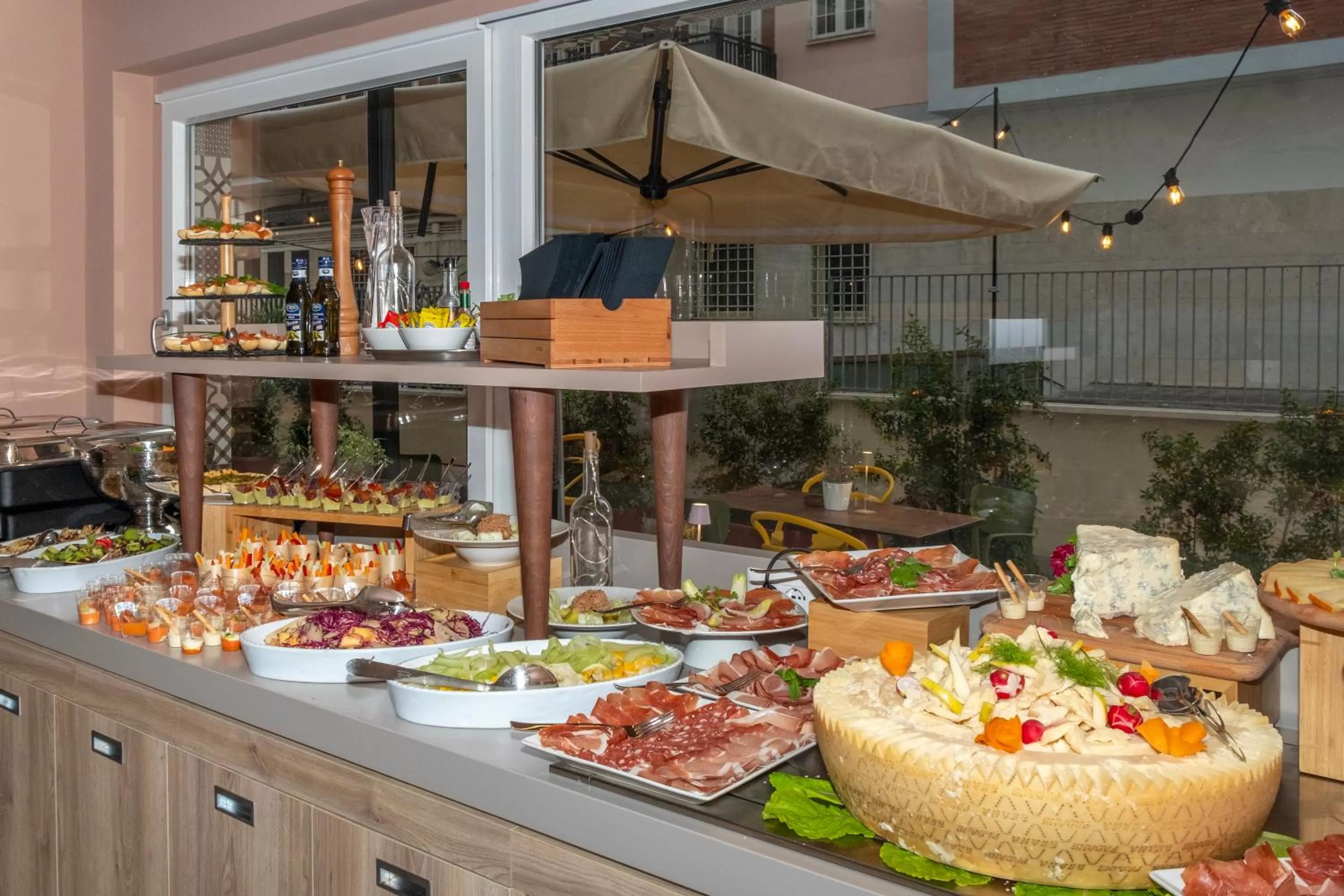 Buffet breakfast in Adesso Hotel