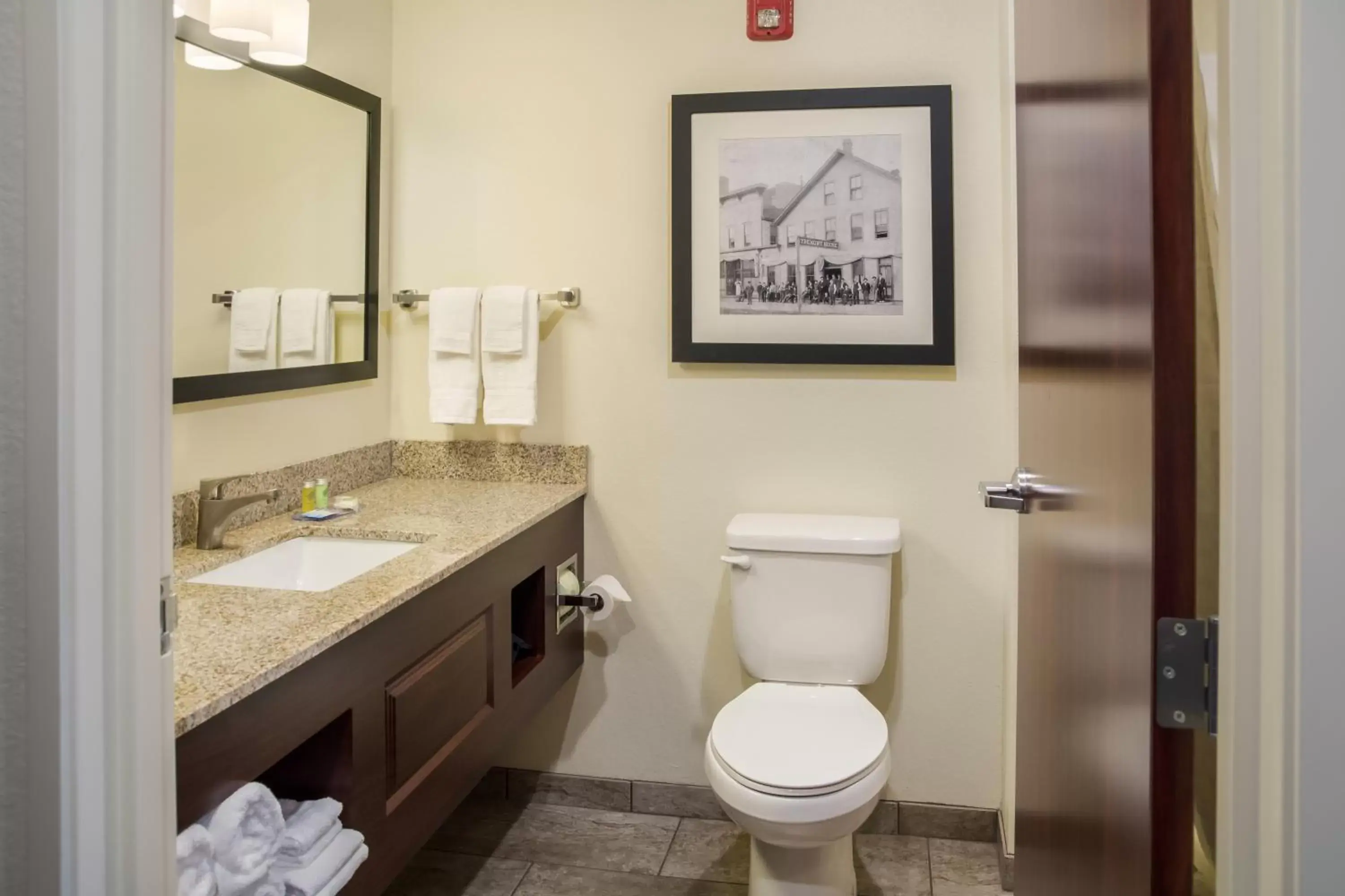 Toilet, Bathroom in Cobblestone Inn and Suites - Ashland