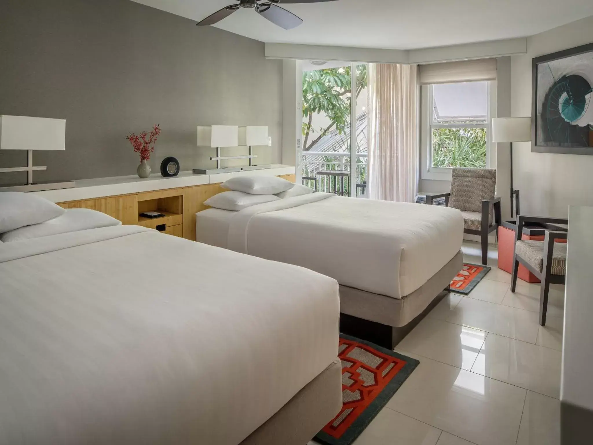 Queen Room with Two Queen Beds and Partial Ocean View in Hyatt Centric Key West Resort & Spa