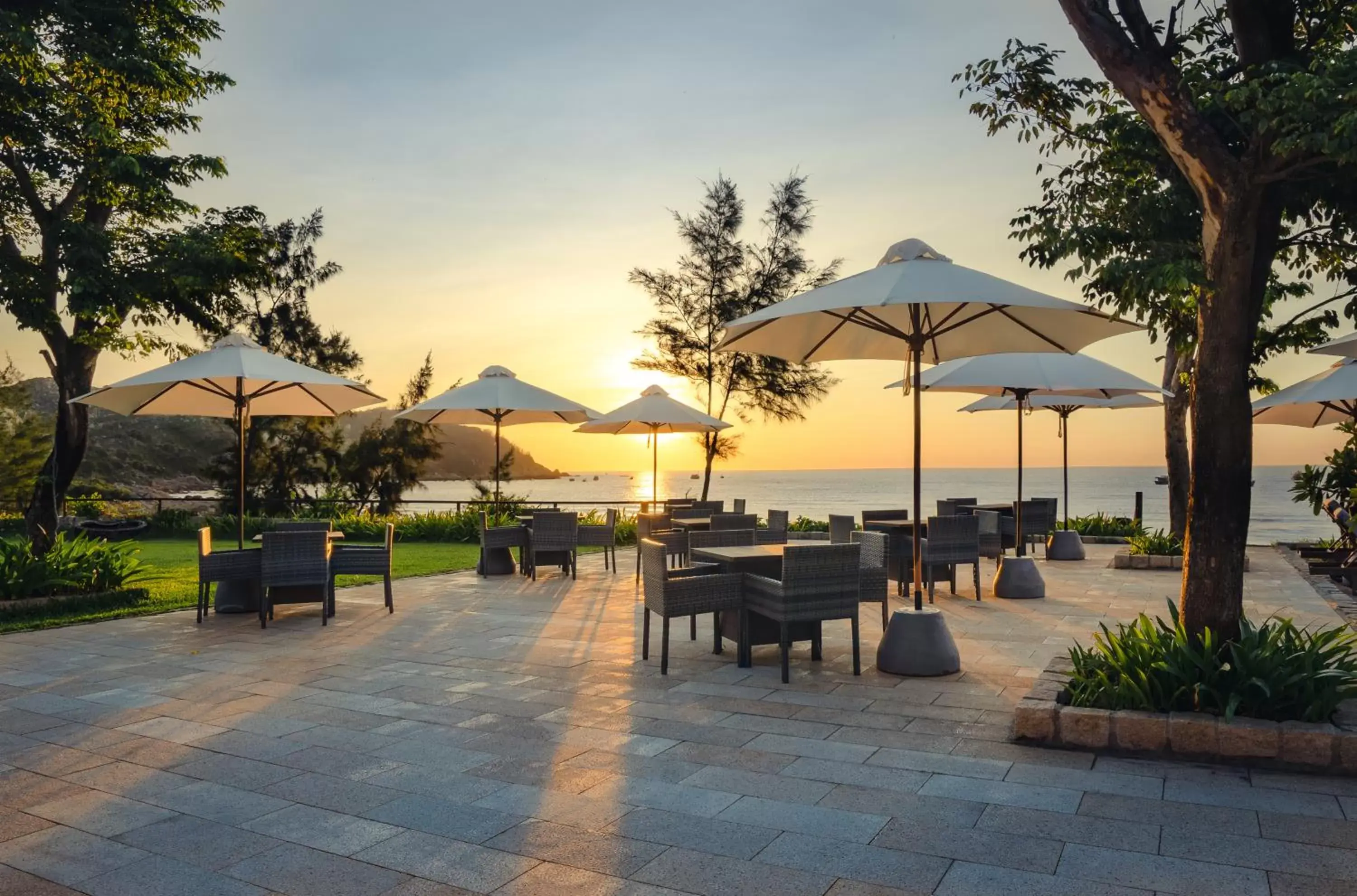 Patio in Crown Retreat Quy Nhon Resort