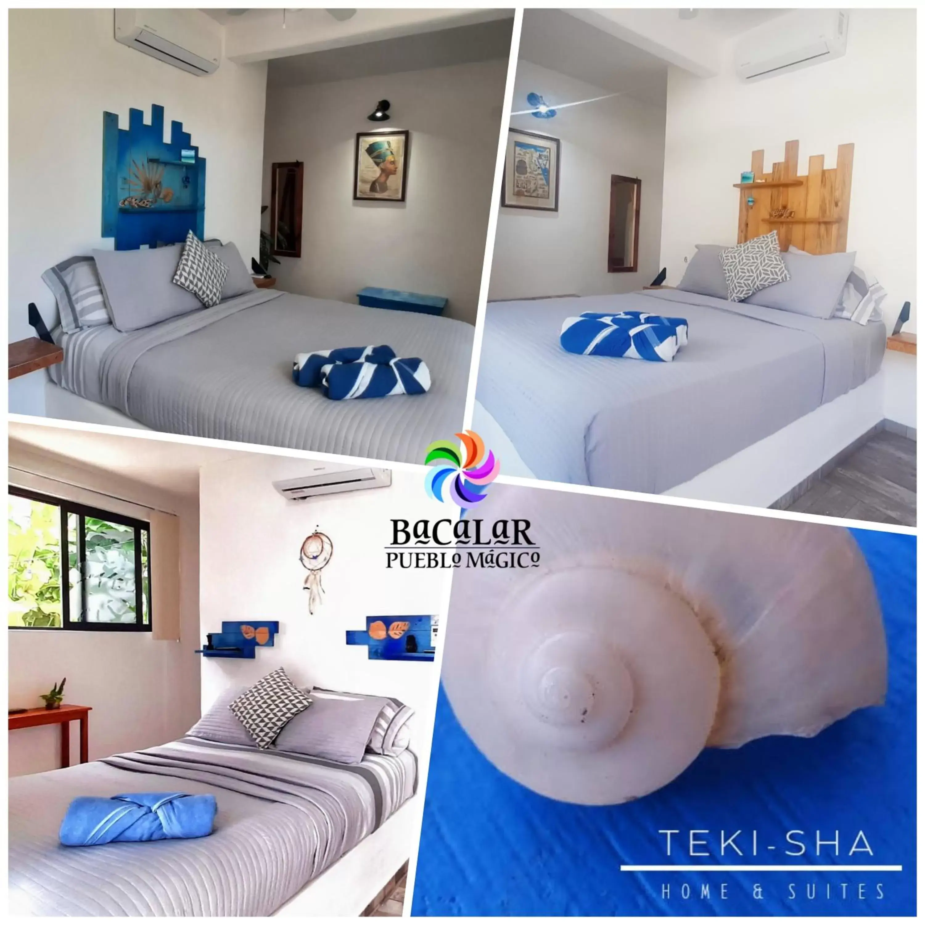 Bed in teki-sha home&suites