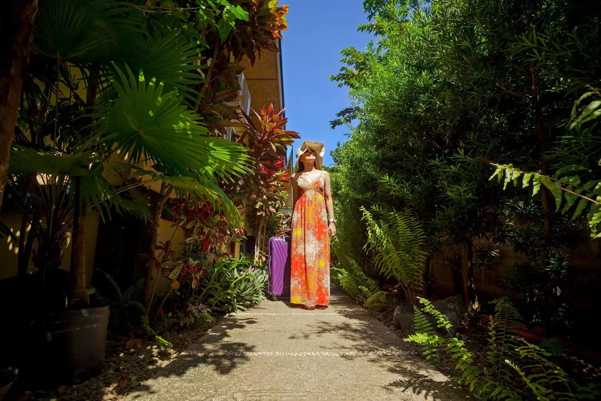 Garden in Blue Lagoon Inn & Suites