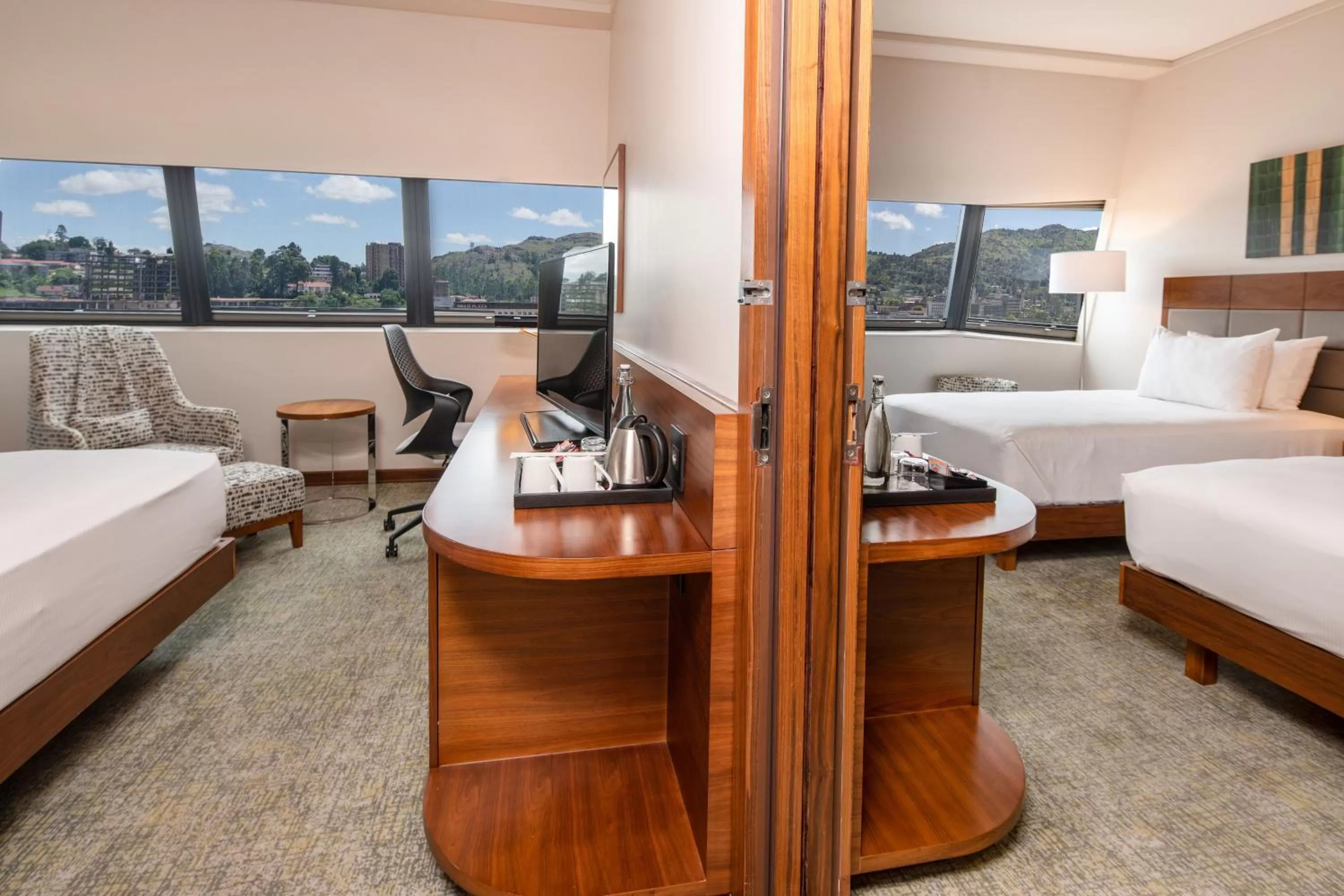 Bedroom, Bed in Hilton Garden Inn Mbabane