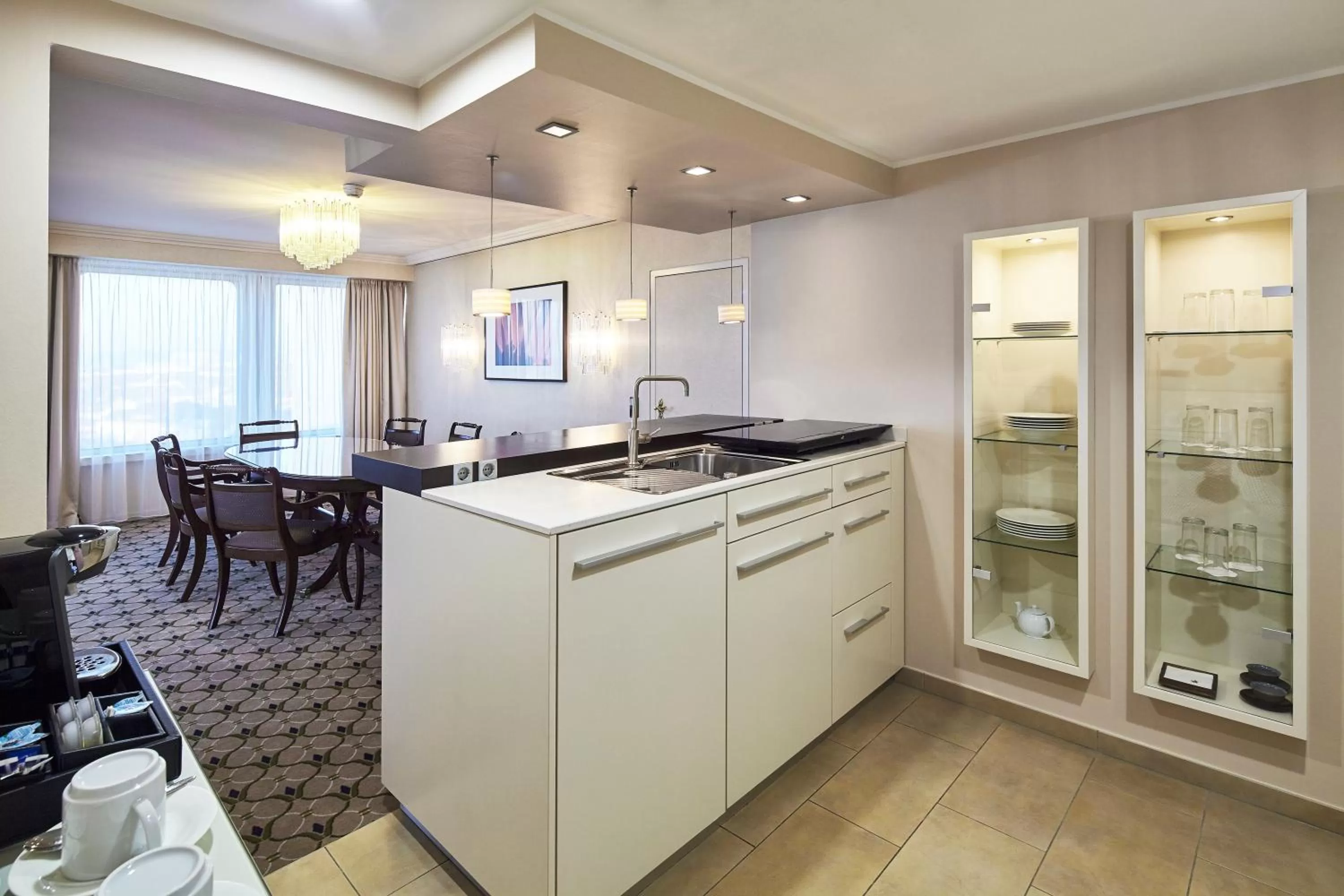 Kitchen or kitchenette in Clayton Hotel Düsseldorf City Centre