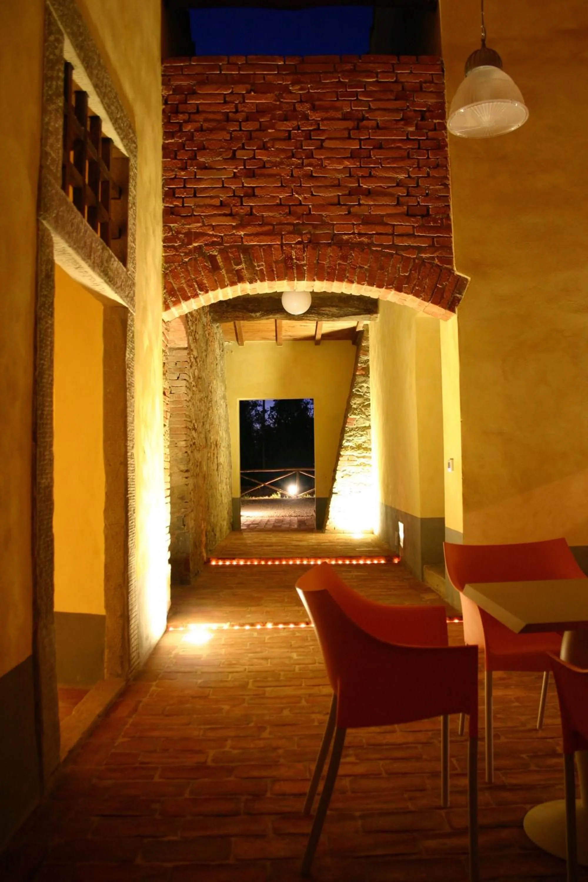 Patio in Hotel Le Capanne