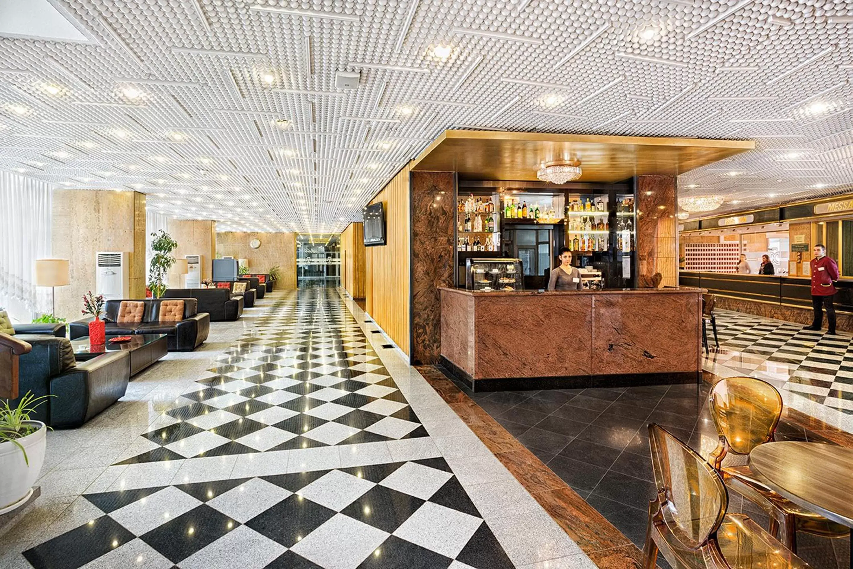 Lobby or reception in Park Hotel Moskva Lobby or reception in Park Hotel Moskva