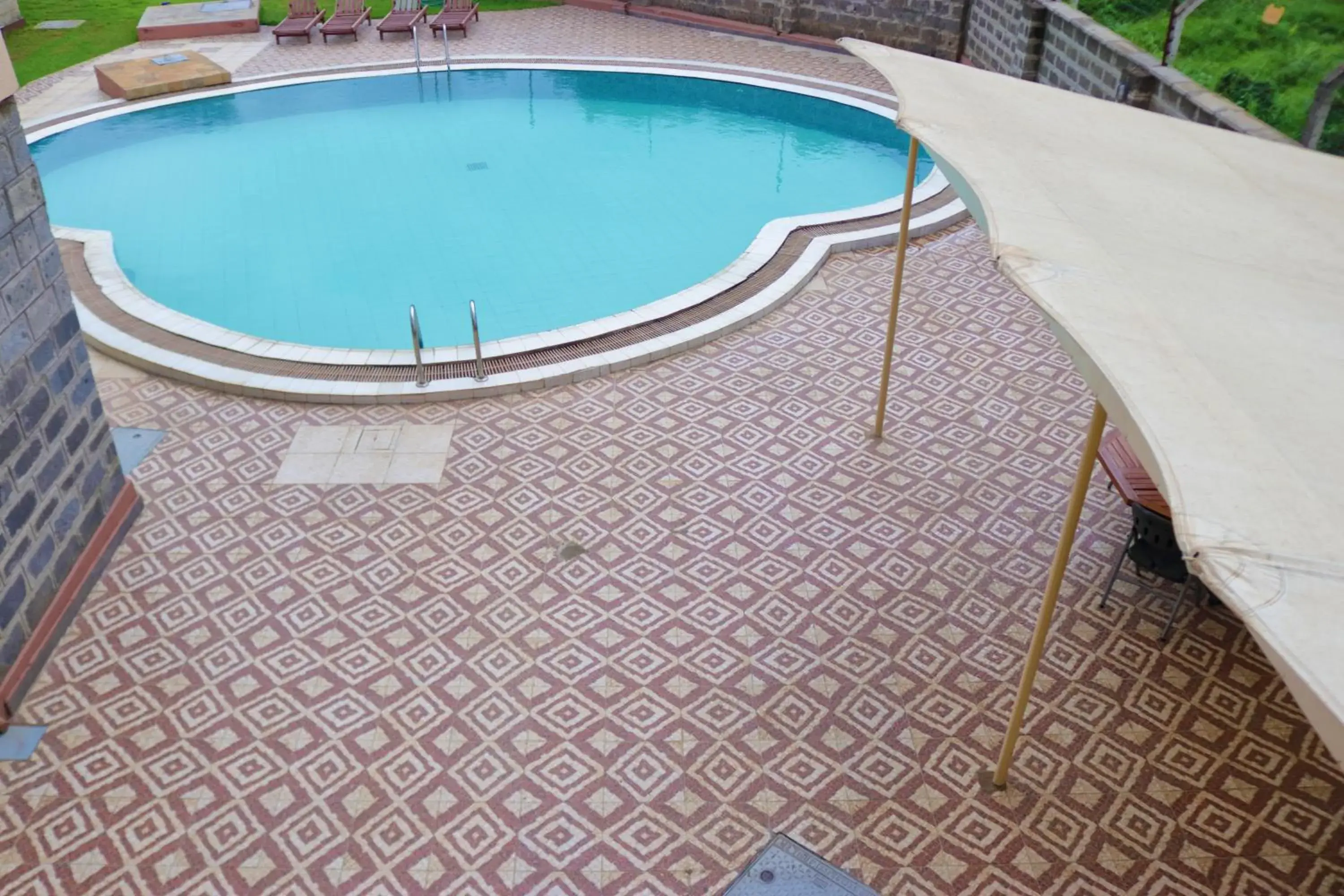 Pool view in Longview Suites Hotel