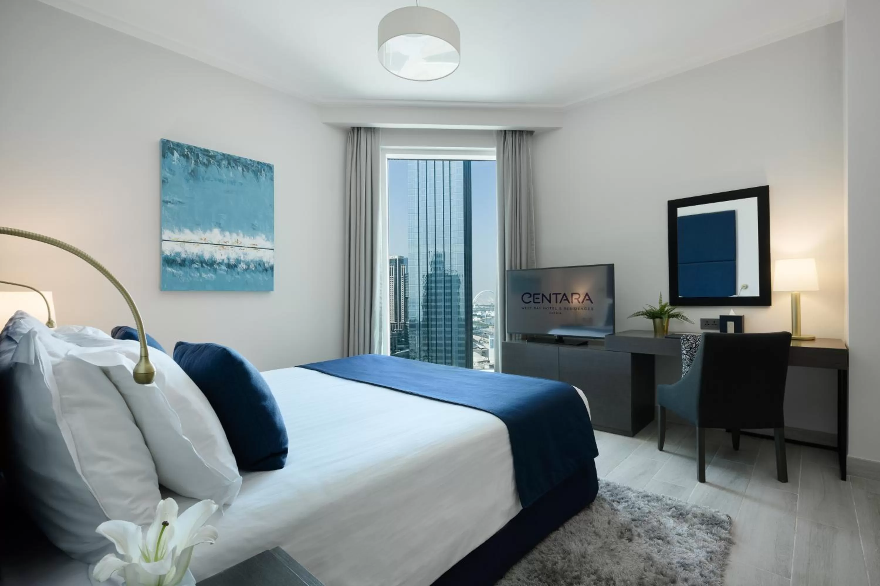 Bed in Centara West Bay Hotel & Residences Doha