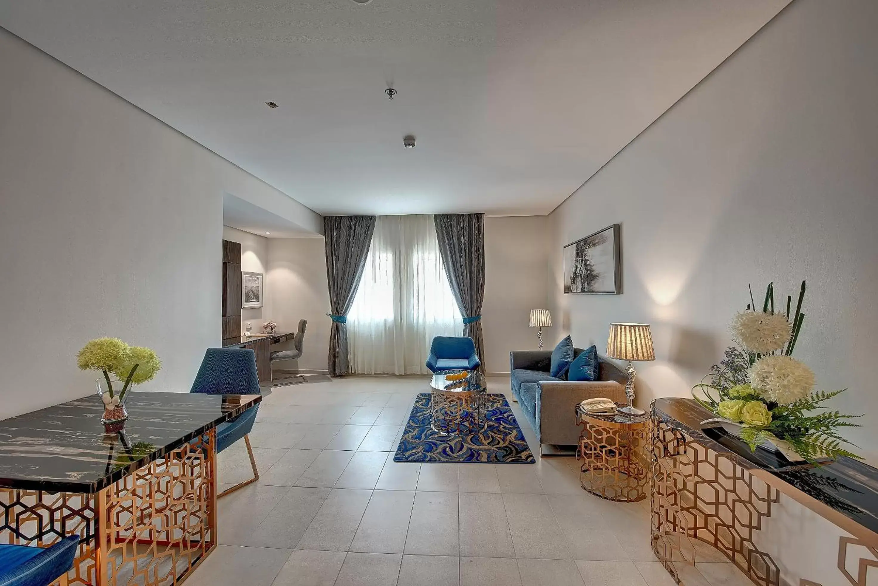 Living room in Omega Hotel Dubai