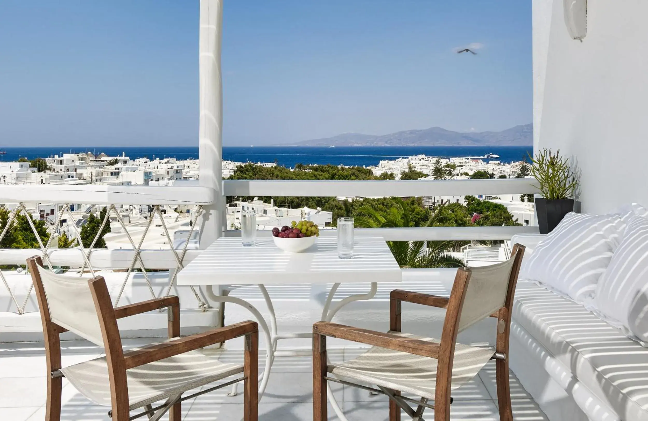 Balcony/Terrace in Belvedere Mykonos - Main Hotel