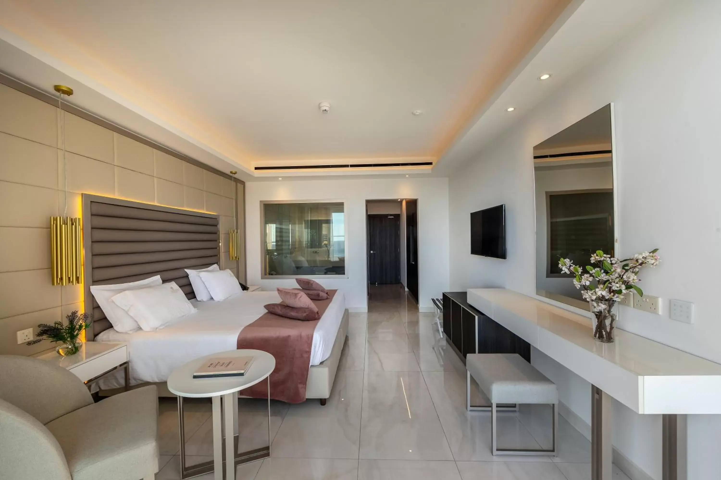 Bedroom in Chrysomare Beach Hotel & Resort