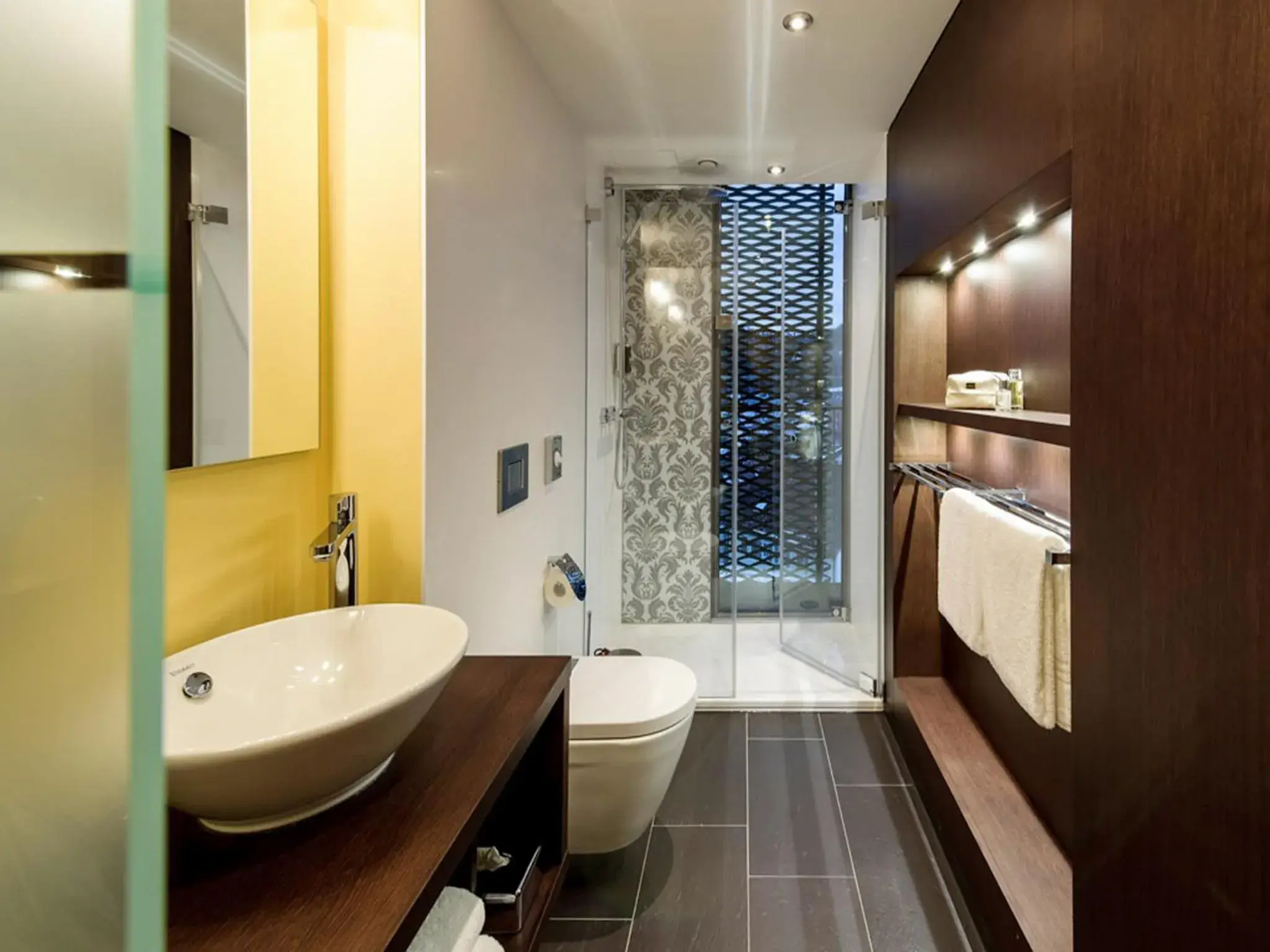Decorative detail, Bathroom in ibis Styles Nagold-Schwarzwald