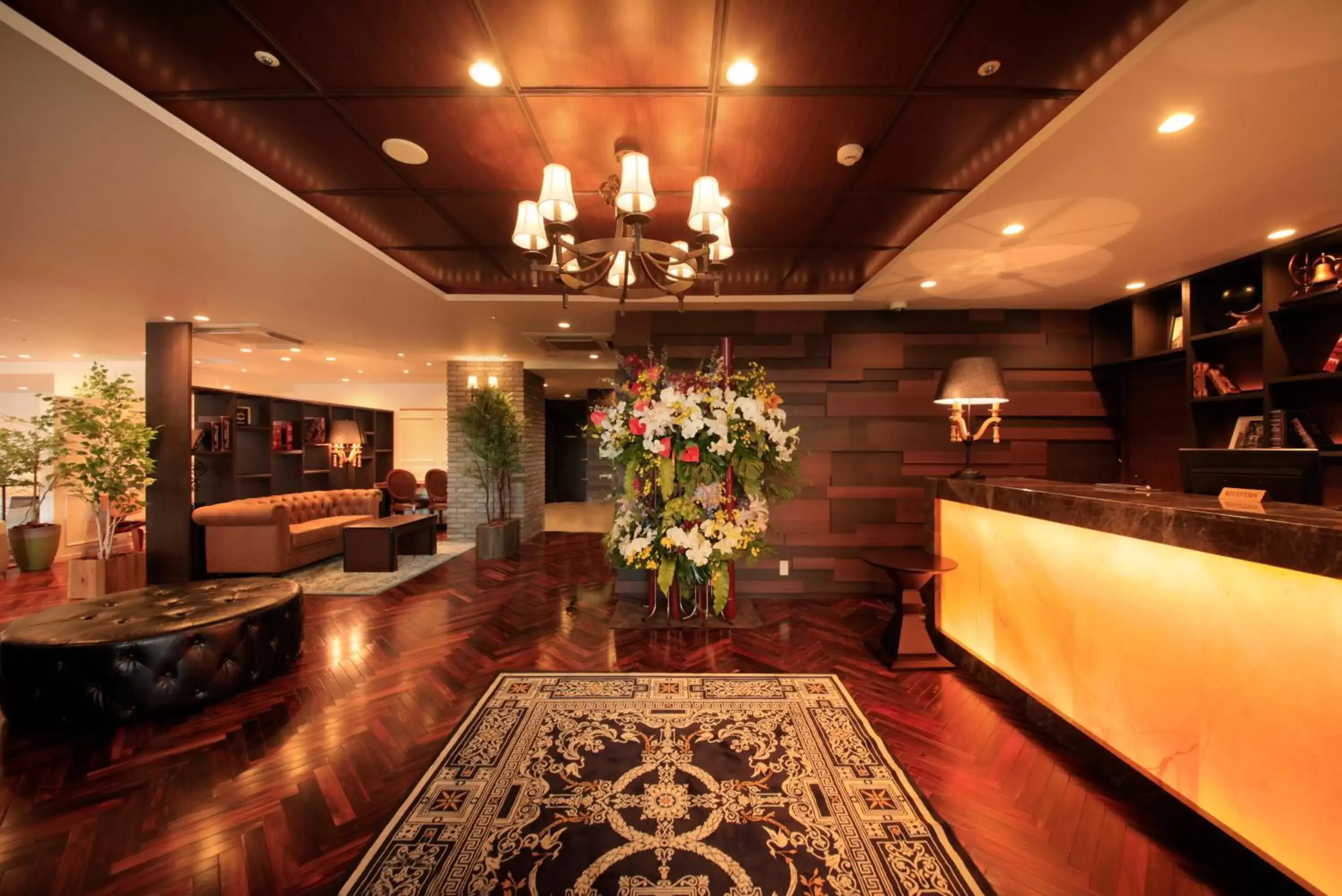Lobby or reception in Centurion Hotel & Spa Kurashiki Station