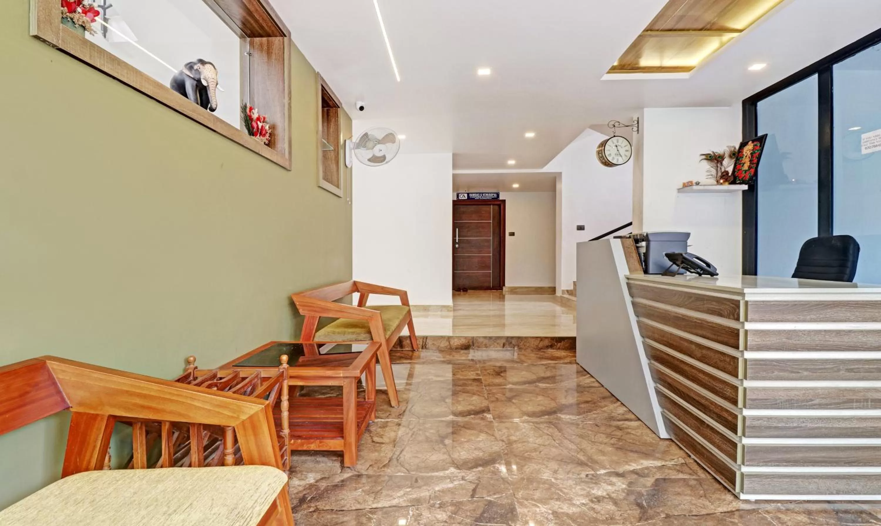 Lobby or reception, Lobby/Reception in Treebo Trend Sreepathi Mayoogha