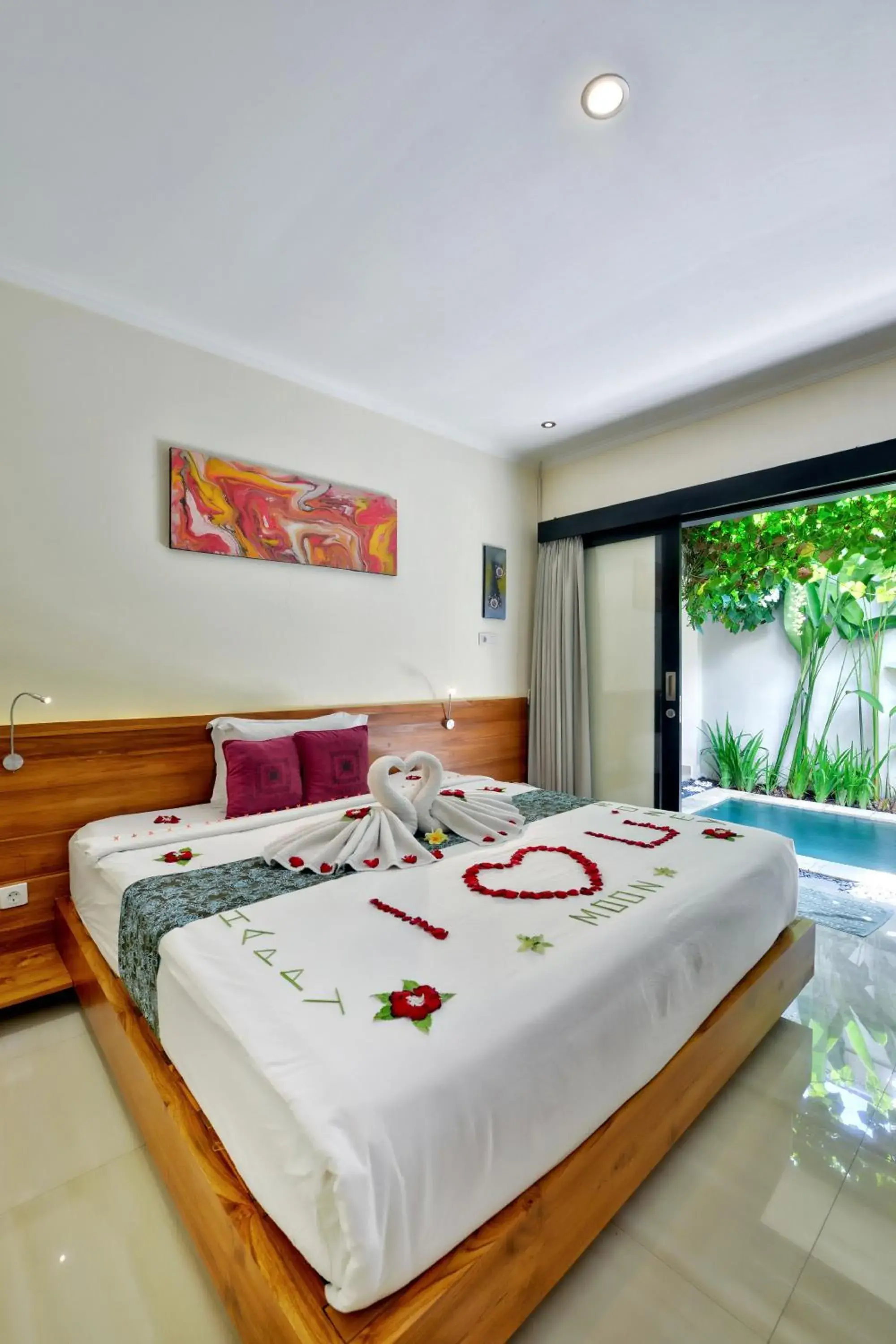 Bed in Bali Corail Villas