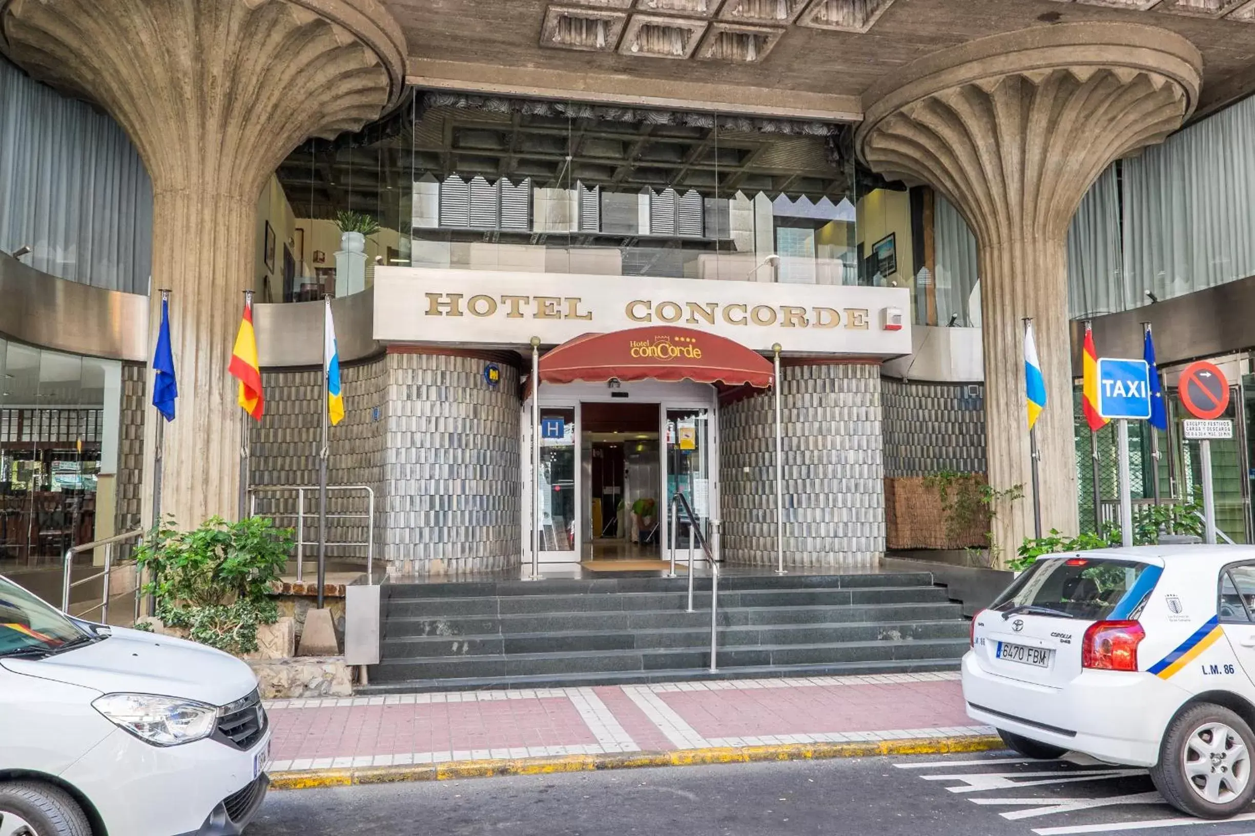 Facade/entrance in Hotel Concorde