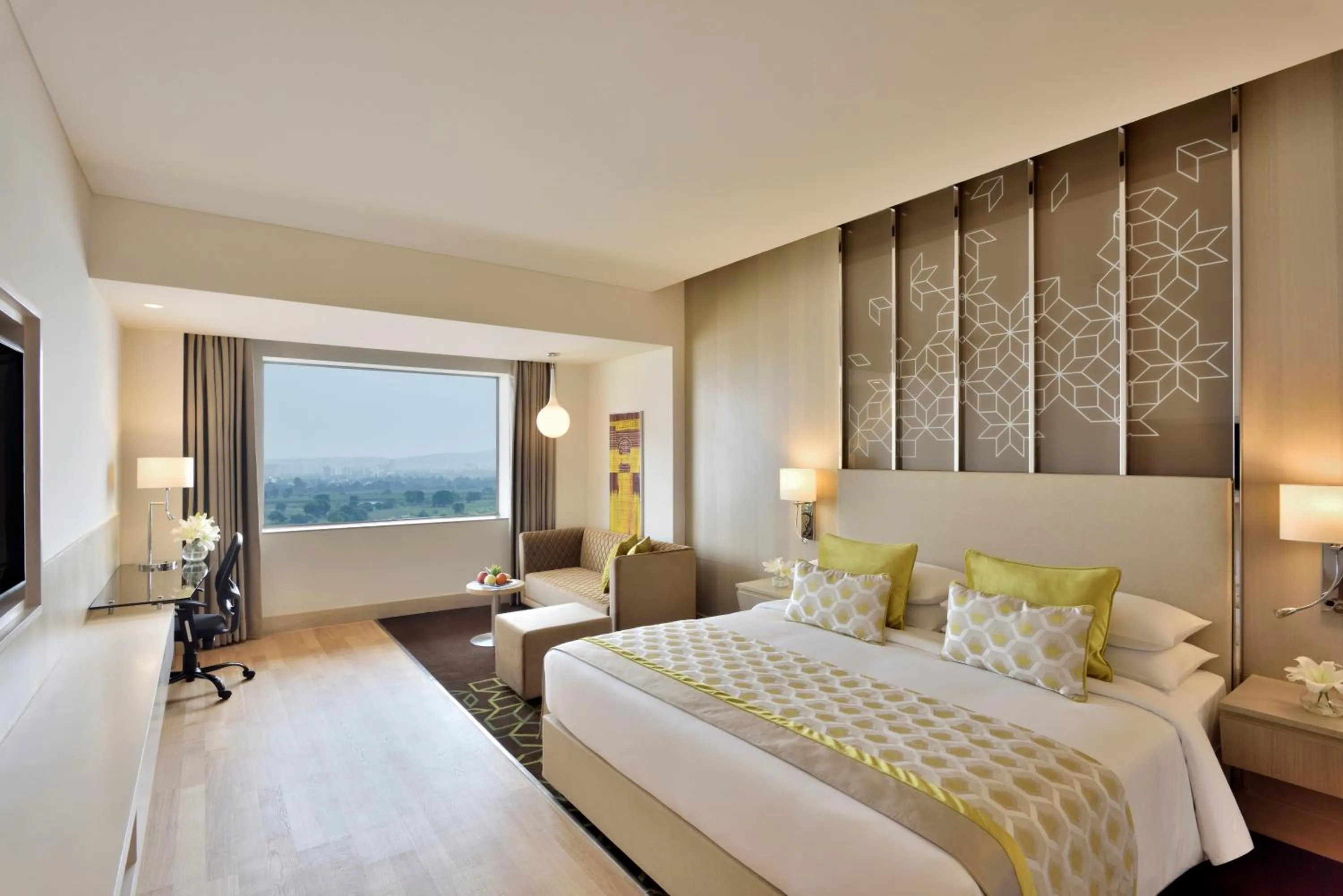 Photo of the whole room, Bed in Radisson Gurugram Udyog Vihar