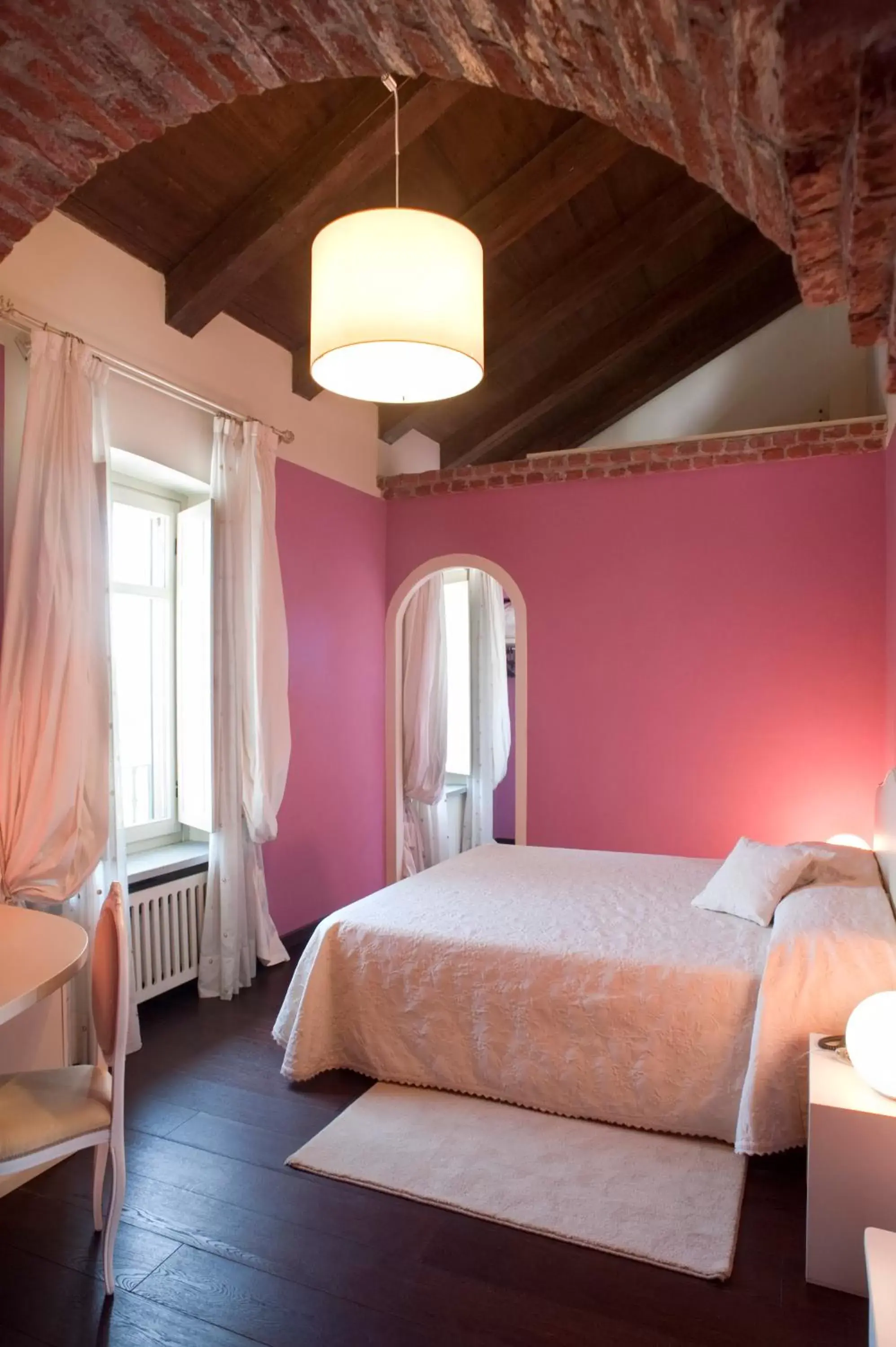 Bathroom, Bed in Hotel Cascina Di Corte