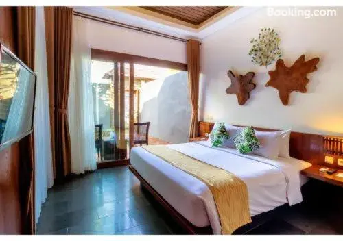 Bed in The Canggu Boutique Villas and Spa