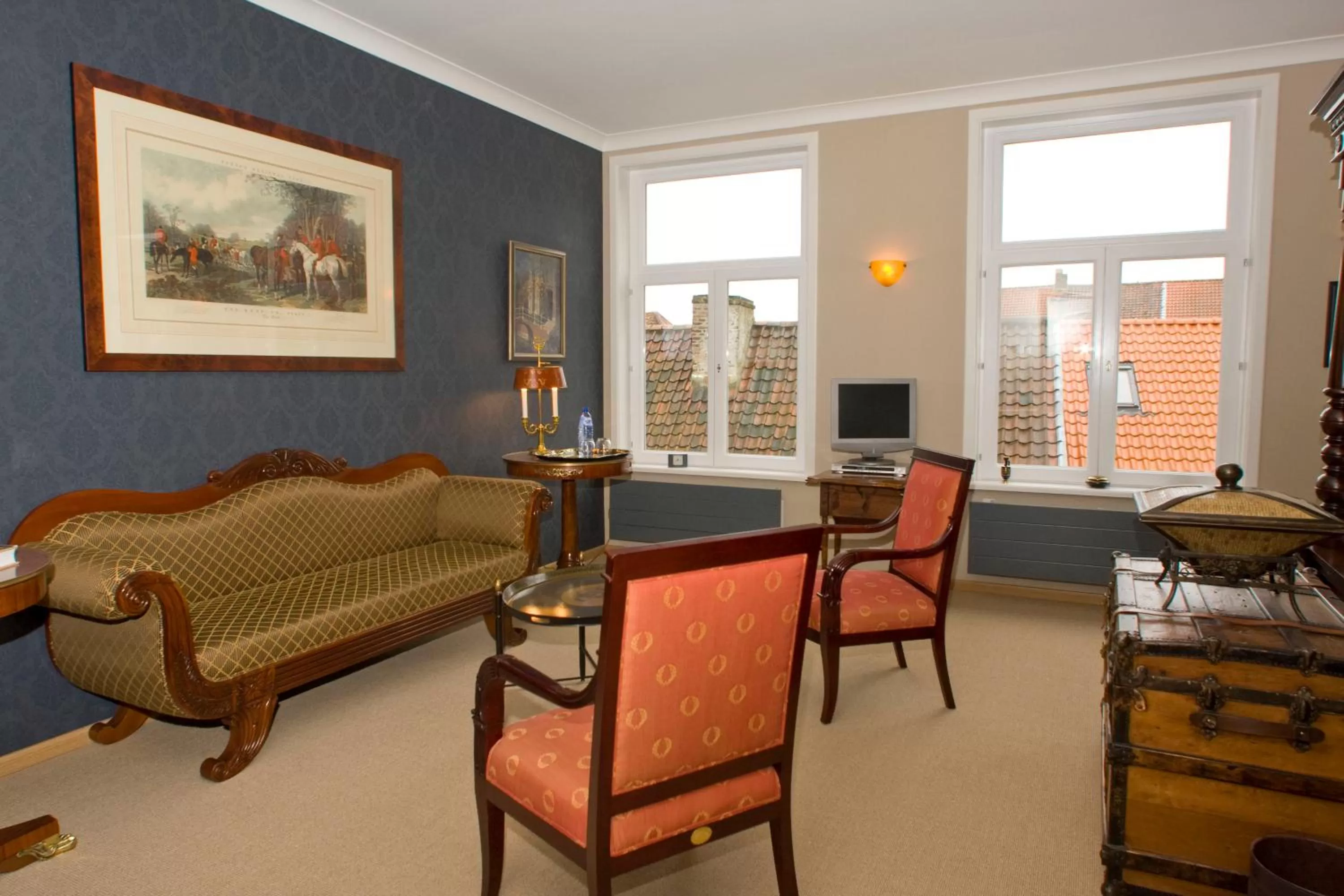 Seating area in B&B Huis ´T Schaep