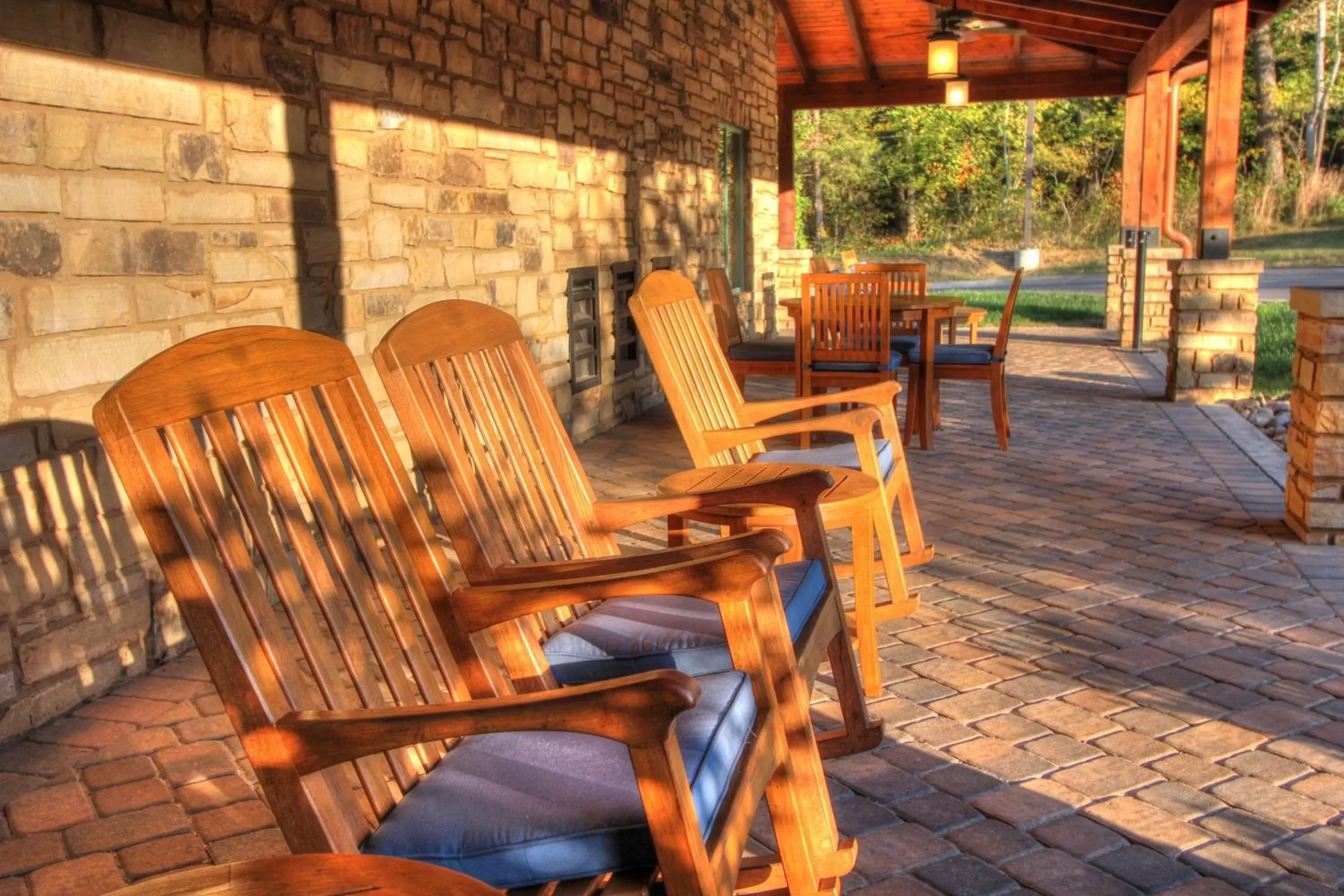 Patio in Hampton Inn Pigeon Forge