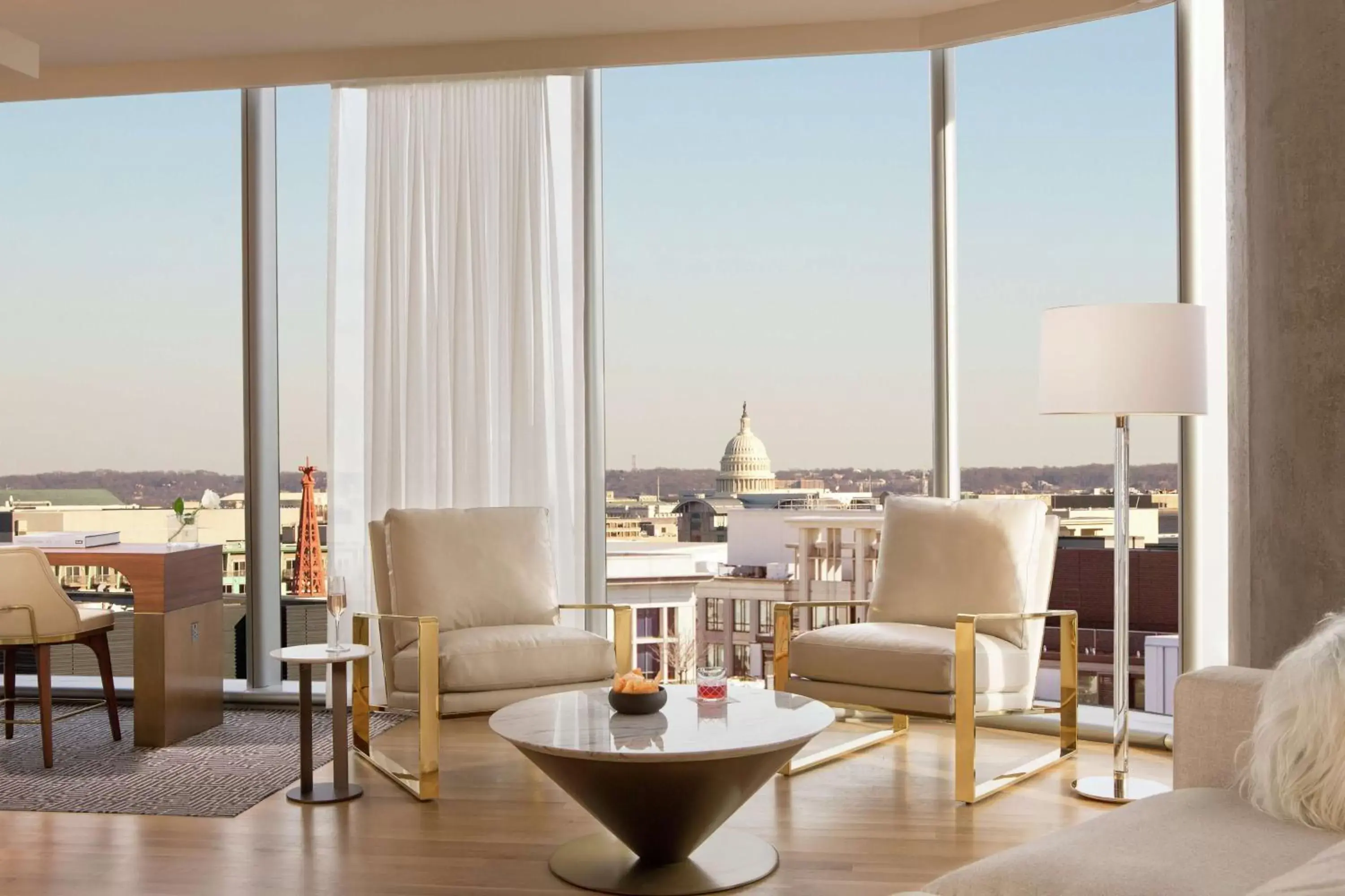 Living room, Restaurant/Places to Eat in Conrad Washington DC