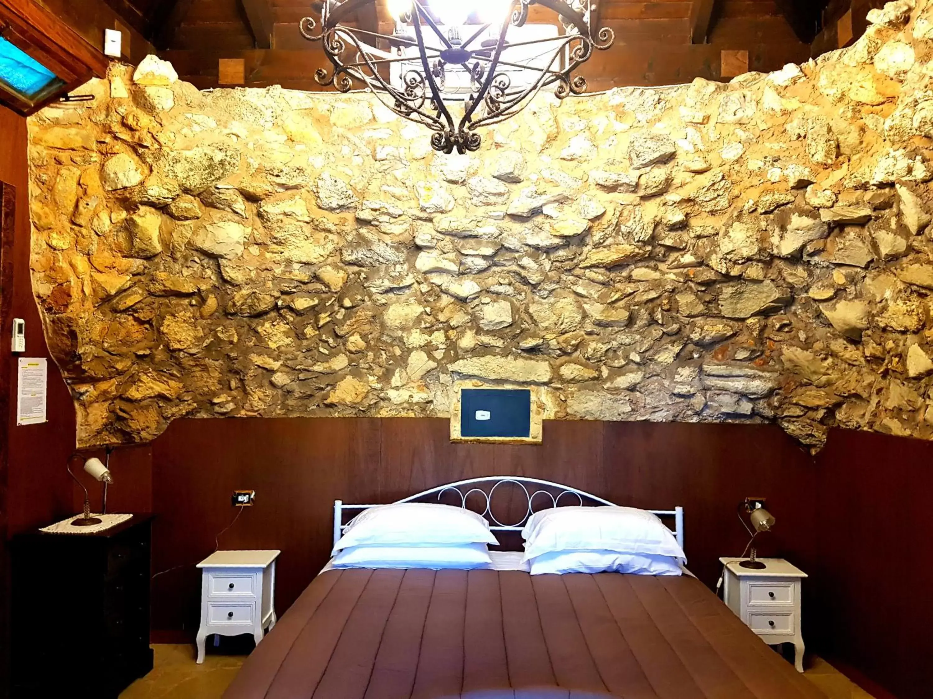 Bed in Hotel Villa Elisabetta