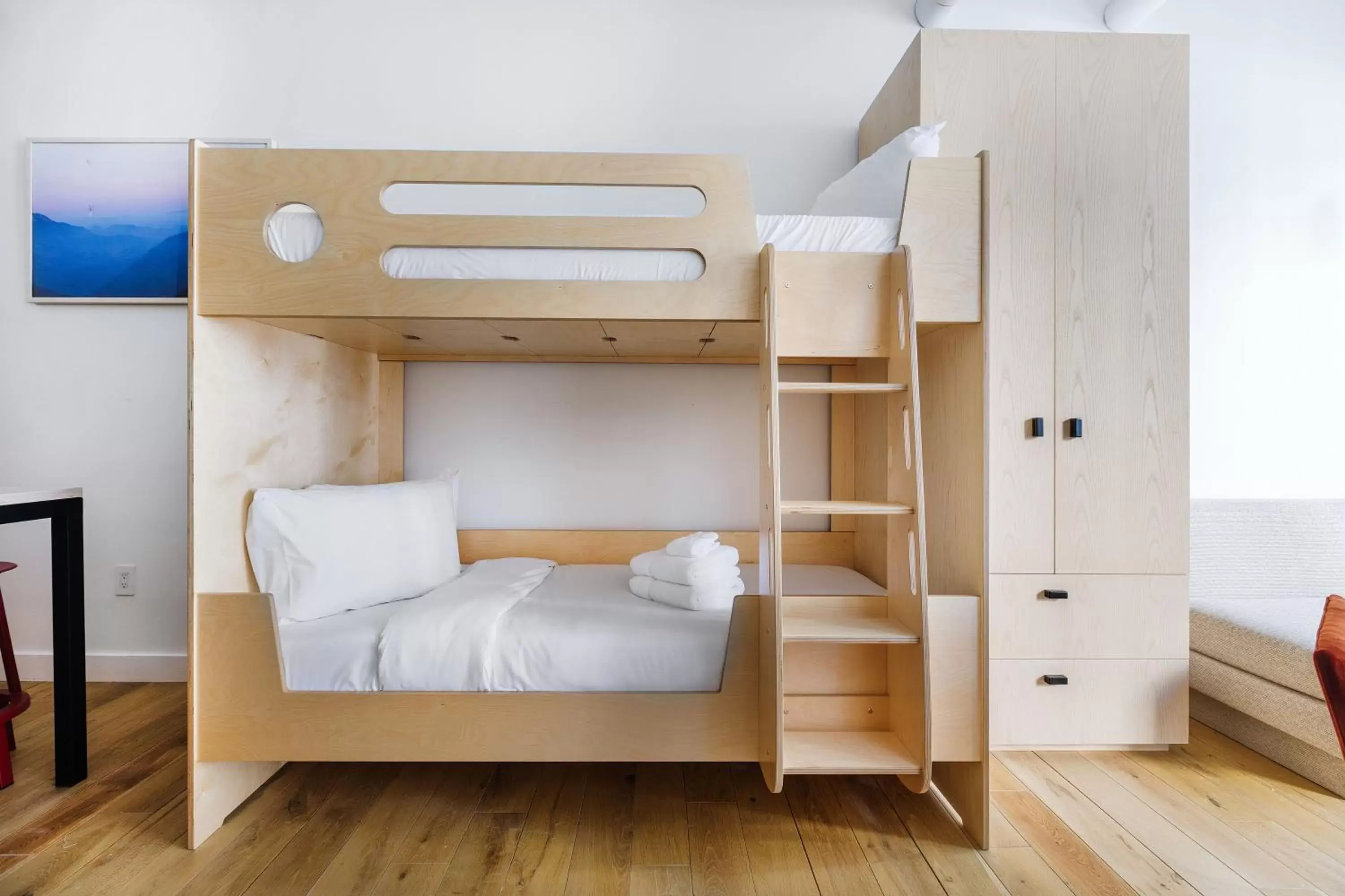 Bunk Bed in Placemakr Wall Street