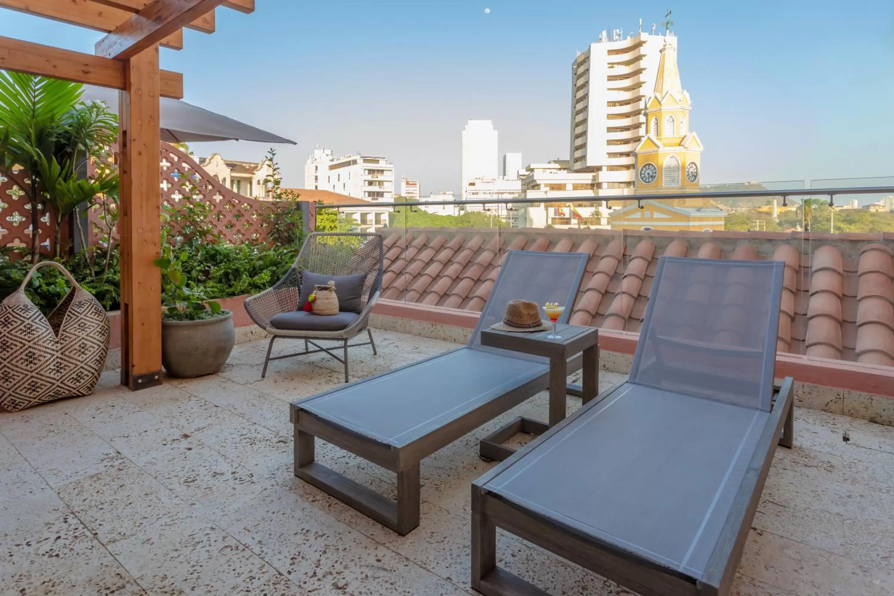 Balcony/Terrace in Hotel Santa Catalina