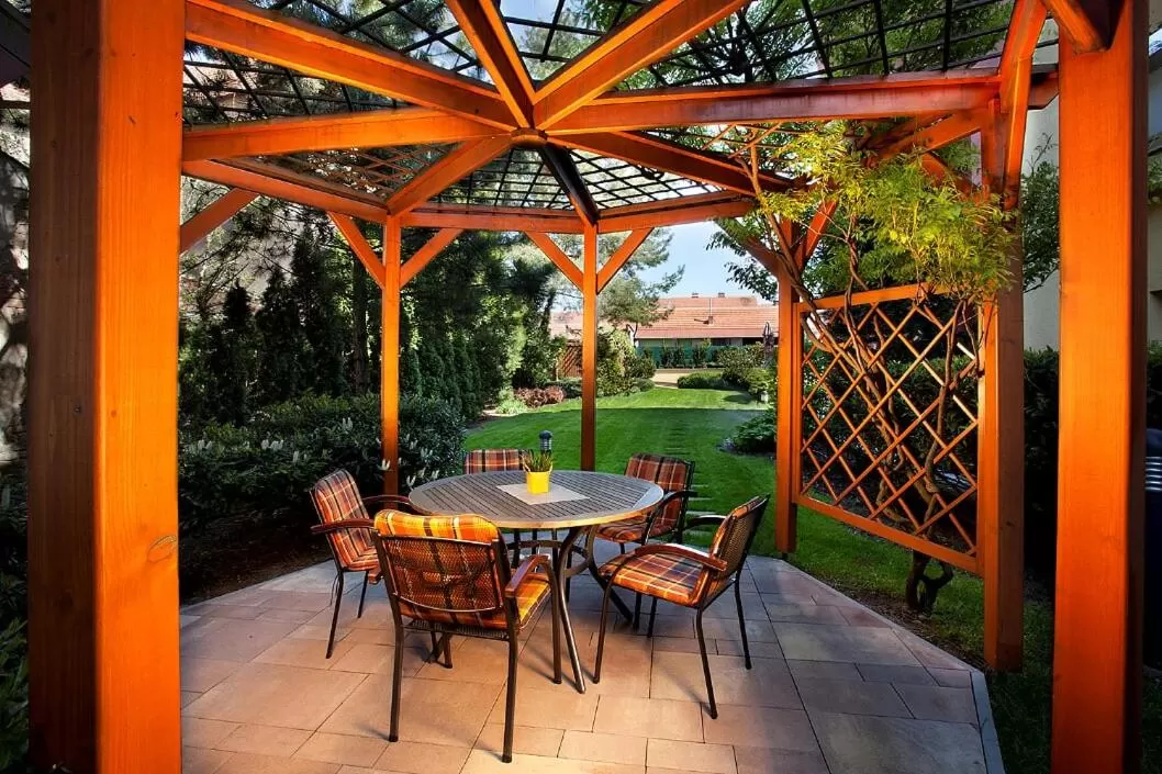 Garden in Hotel Akademie a depandance Vila Jarmila