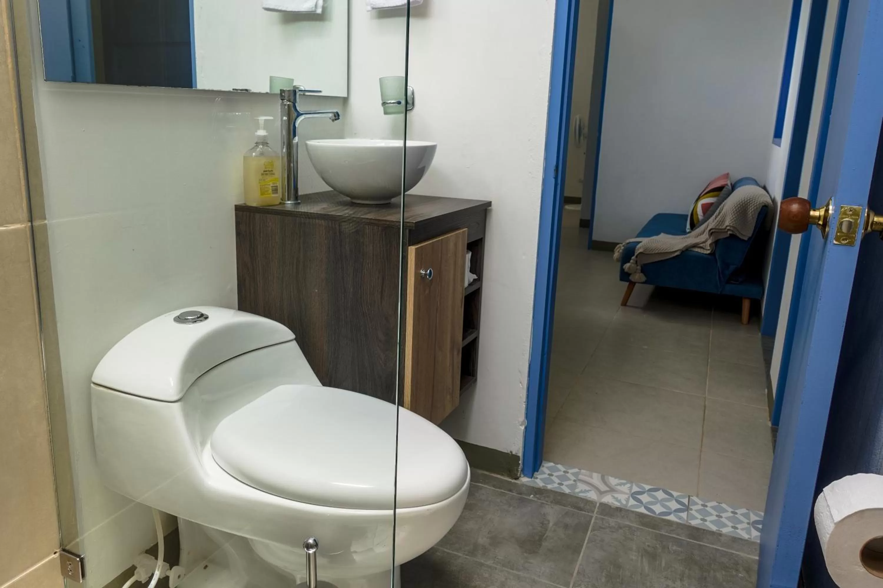 Bathroom in Hotel Azulado Jericó