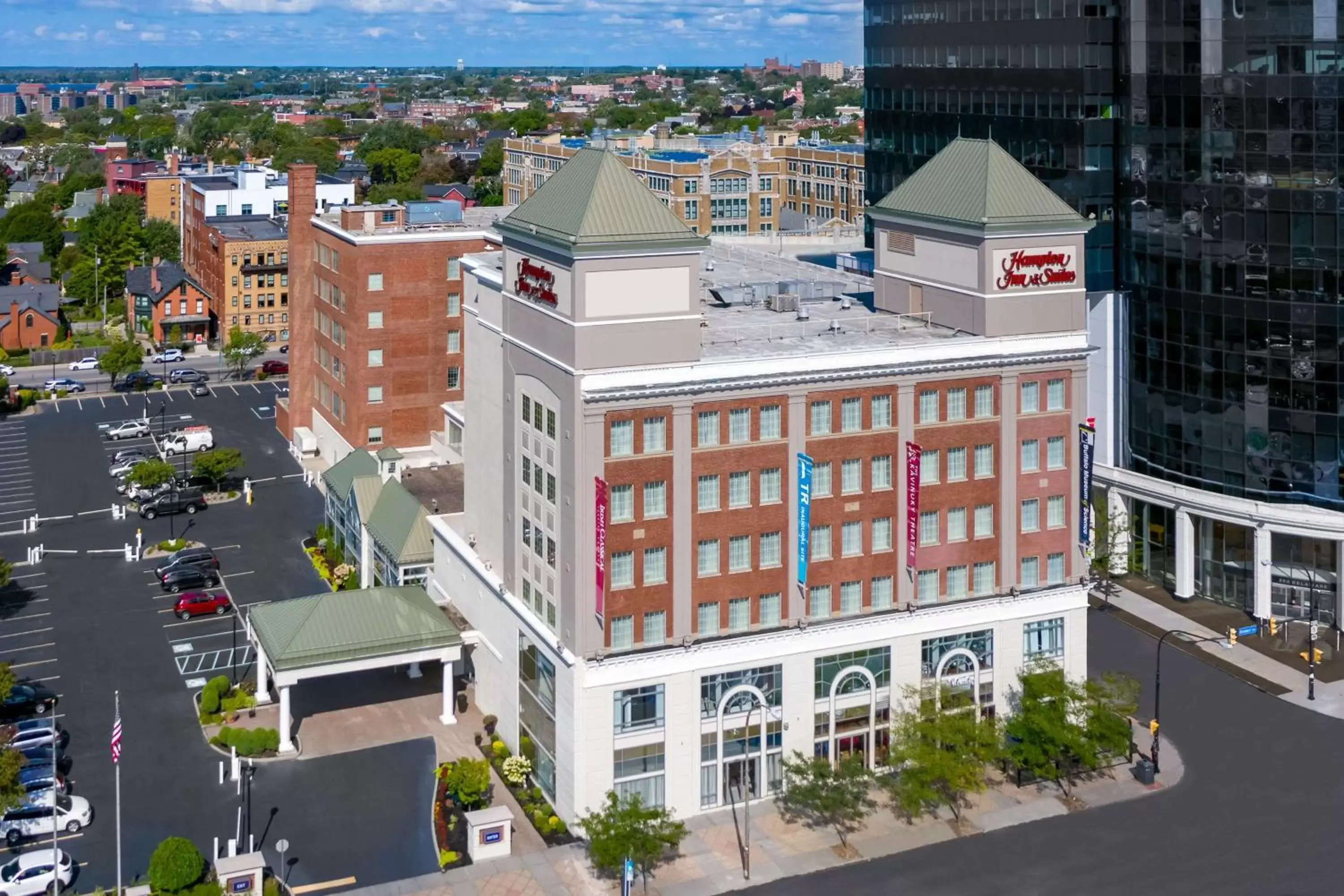 Property building, Bird's-eye View in Hampton Inn & Suites Buffalo/Downtown