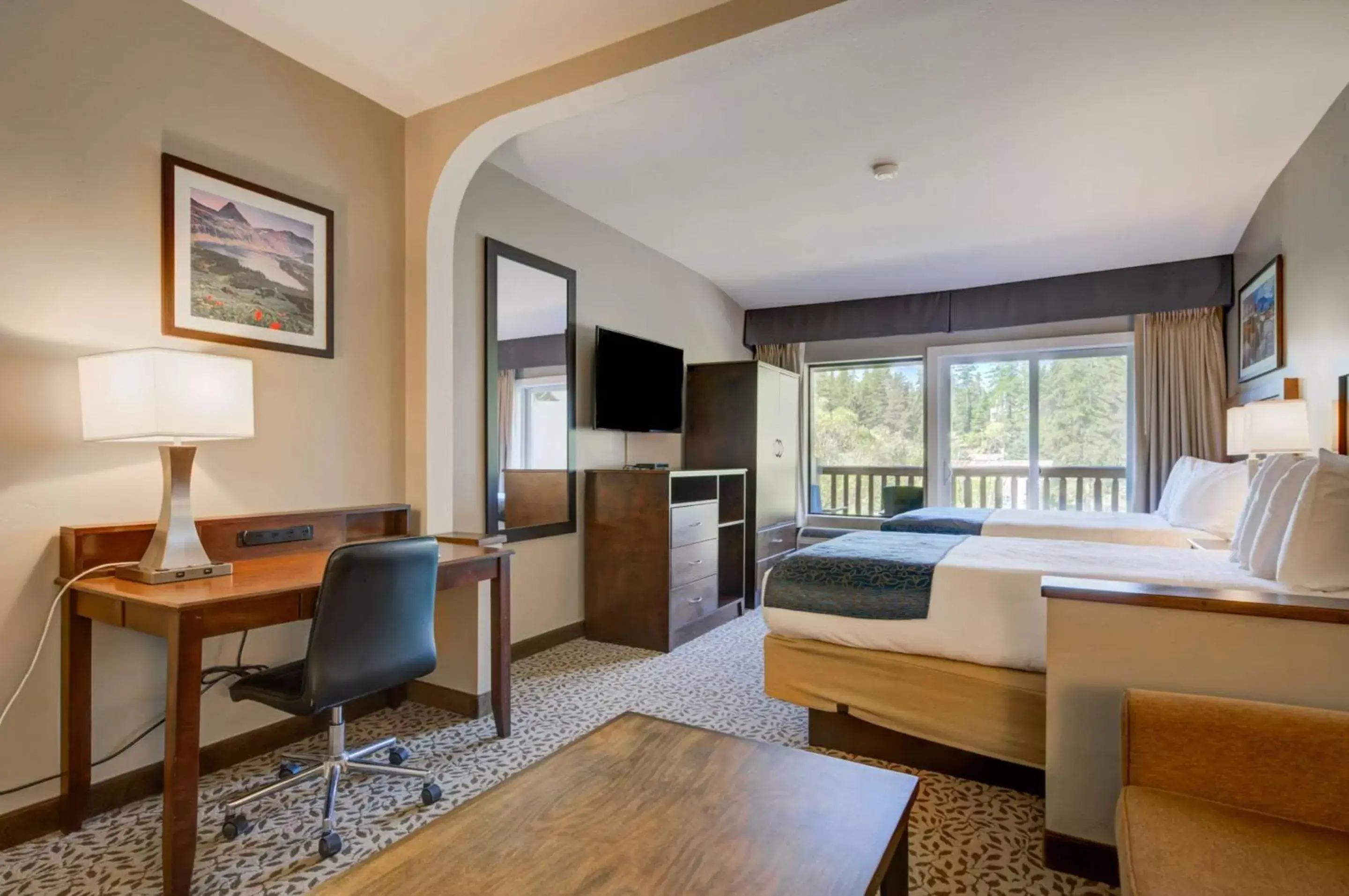 Bedroom in The Pine Lodge on Whitefish River, Ascend Hotel Collection