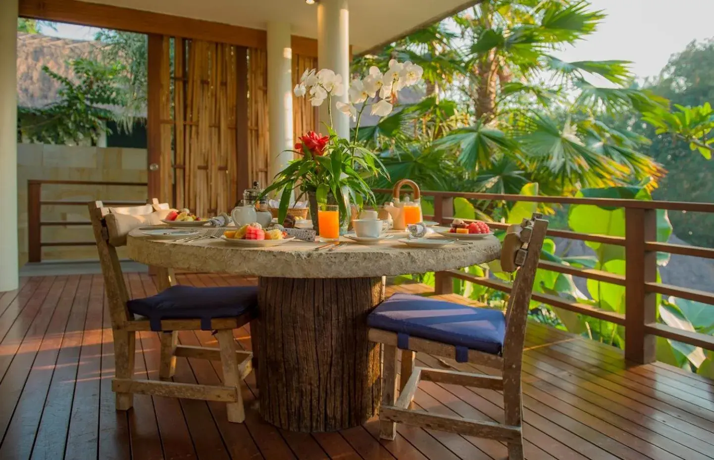 Patio in The Purist Villas & Spa Ubud