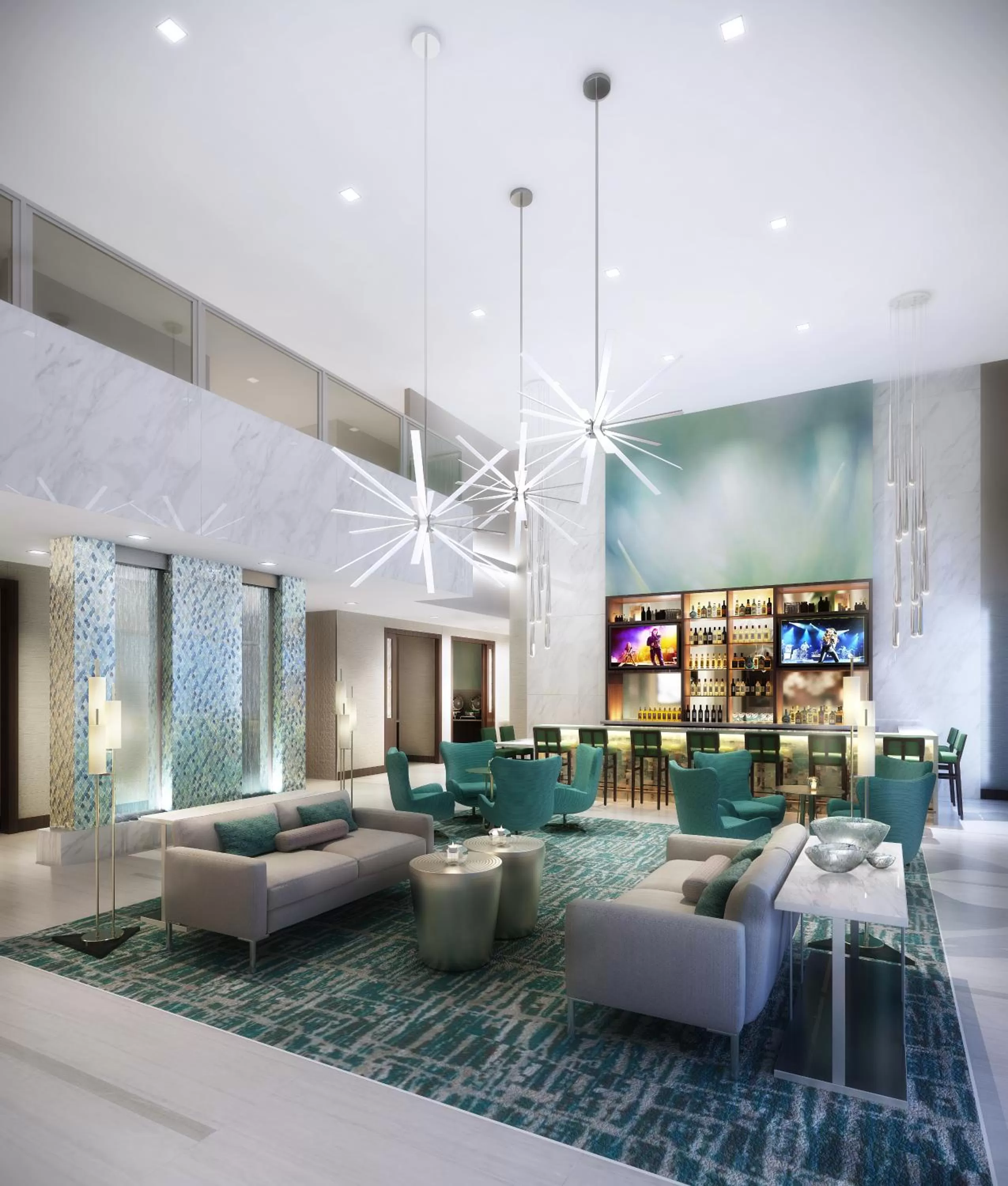 Lounge or bar in Wyndham Garden Miami International Airport