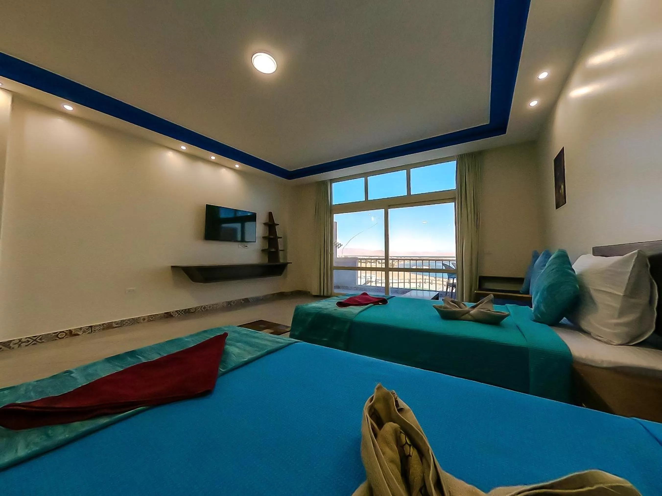 Bed in Seaview Panorama Boatel